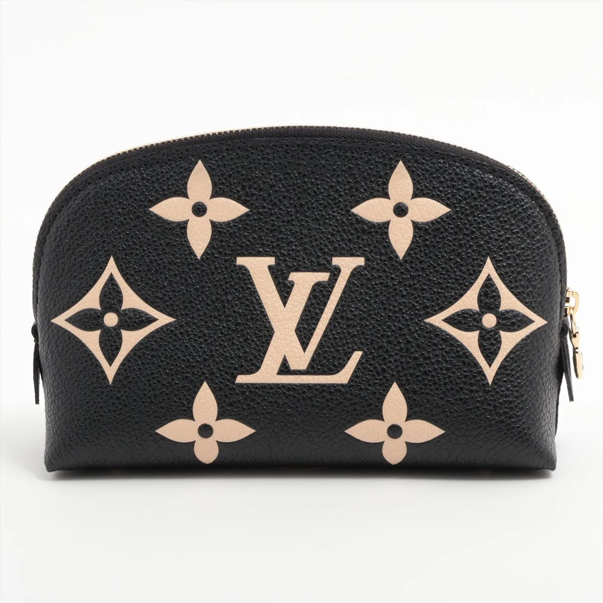 Bicolor Monogram Empreinte Pochette Cosmetic PM M59086 Black x Red Pouch RFID Reactive — view 2