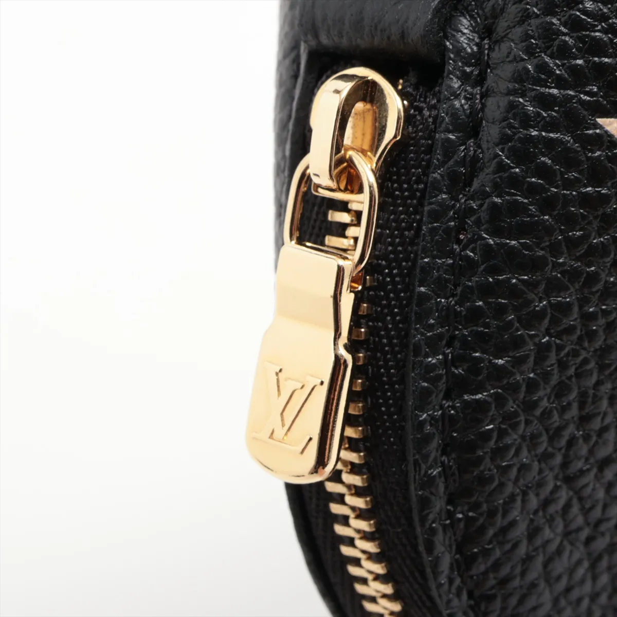 Bicolor Monogram Empreinte Pochette Cosmetic PM M59086 Black x Red Pouch RFID Reactive — view 6