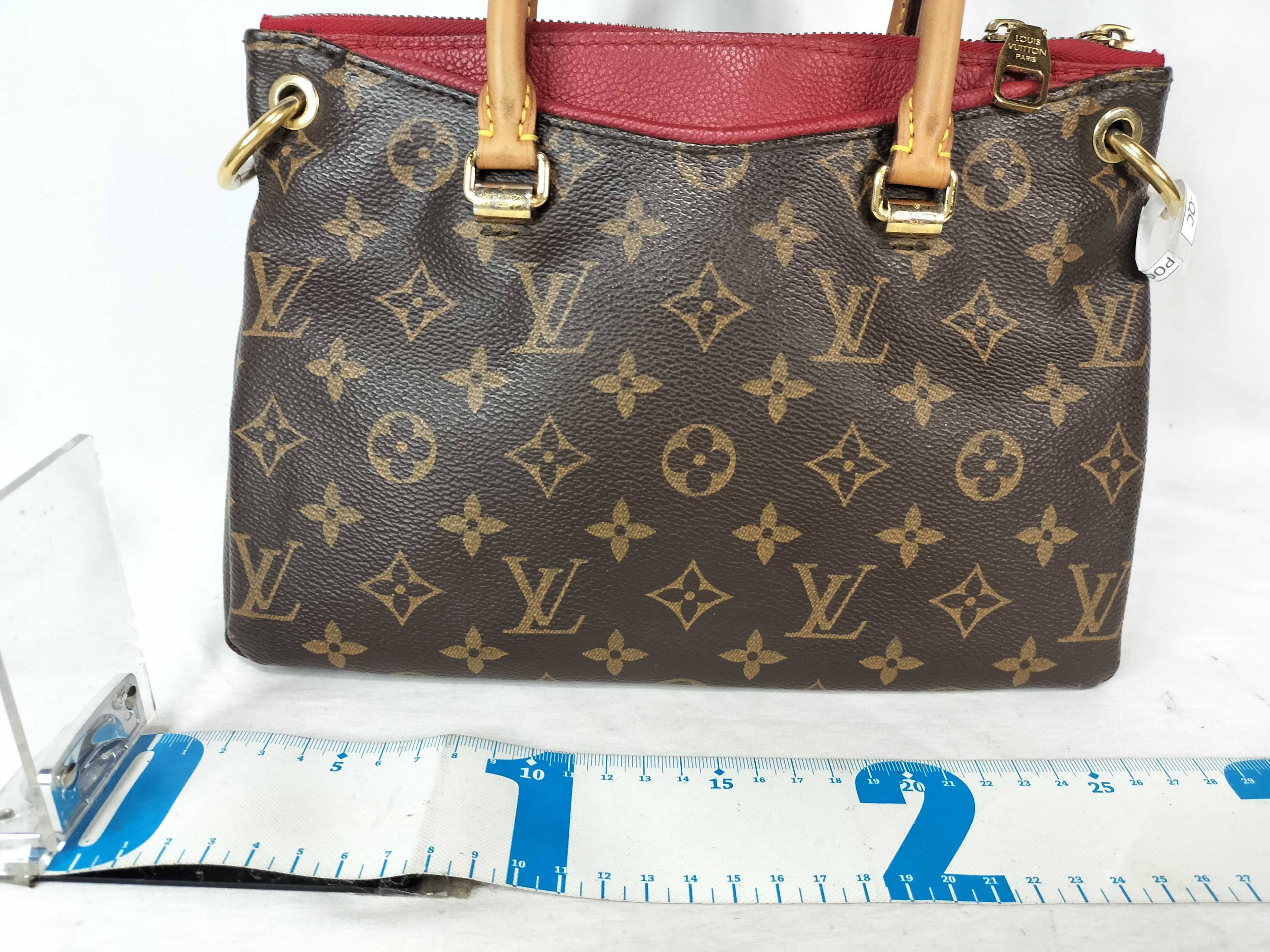 Monogram PH- Cerise Monogram Canvas Pallas Hand Bag Brown — view 2