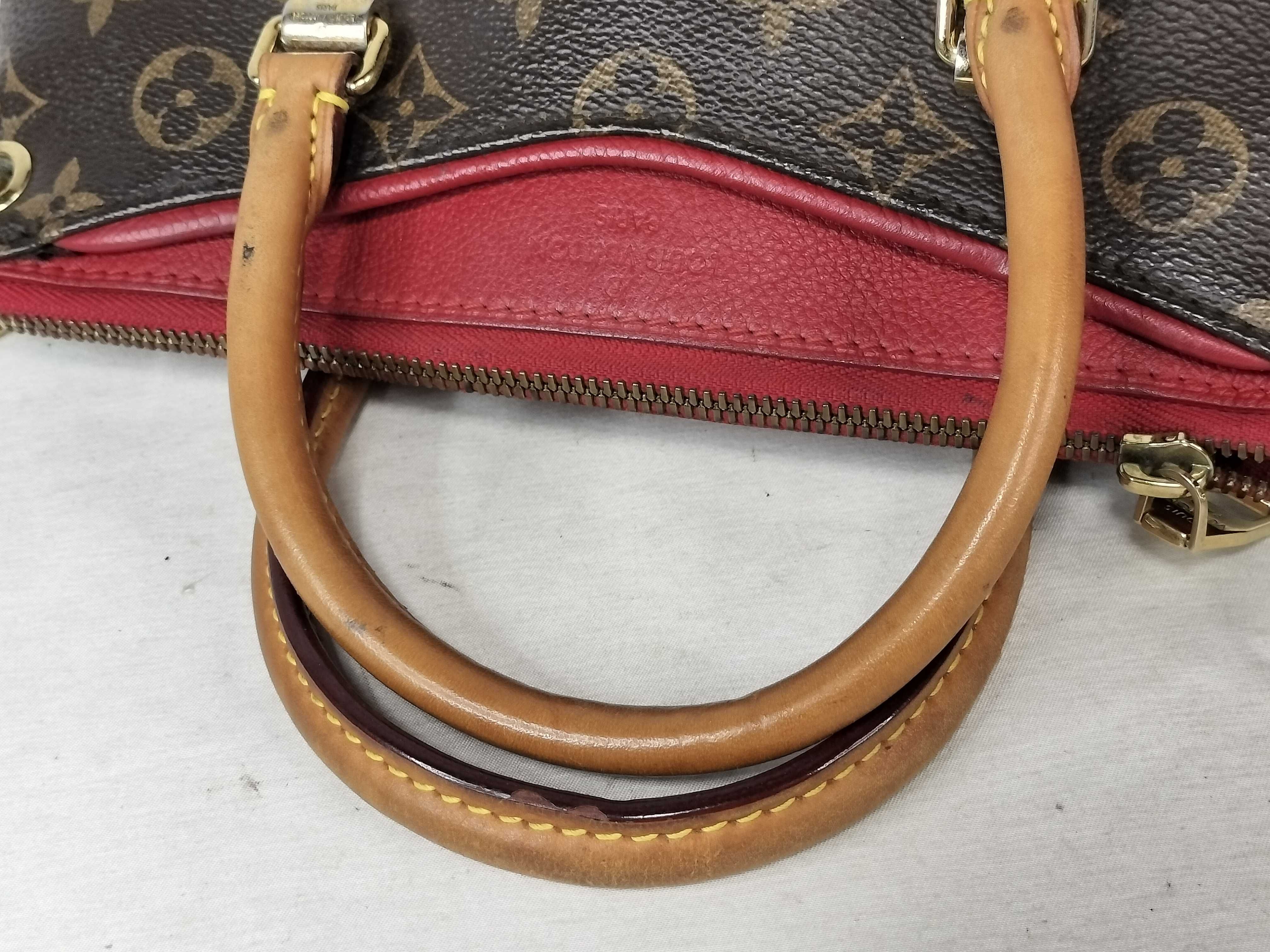 Monogram PH- Cerise Monogram Canvas Pallas Hand Bag Brown — view 3