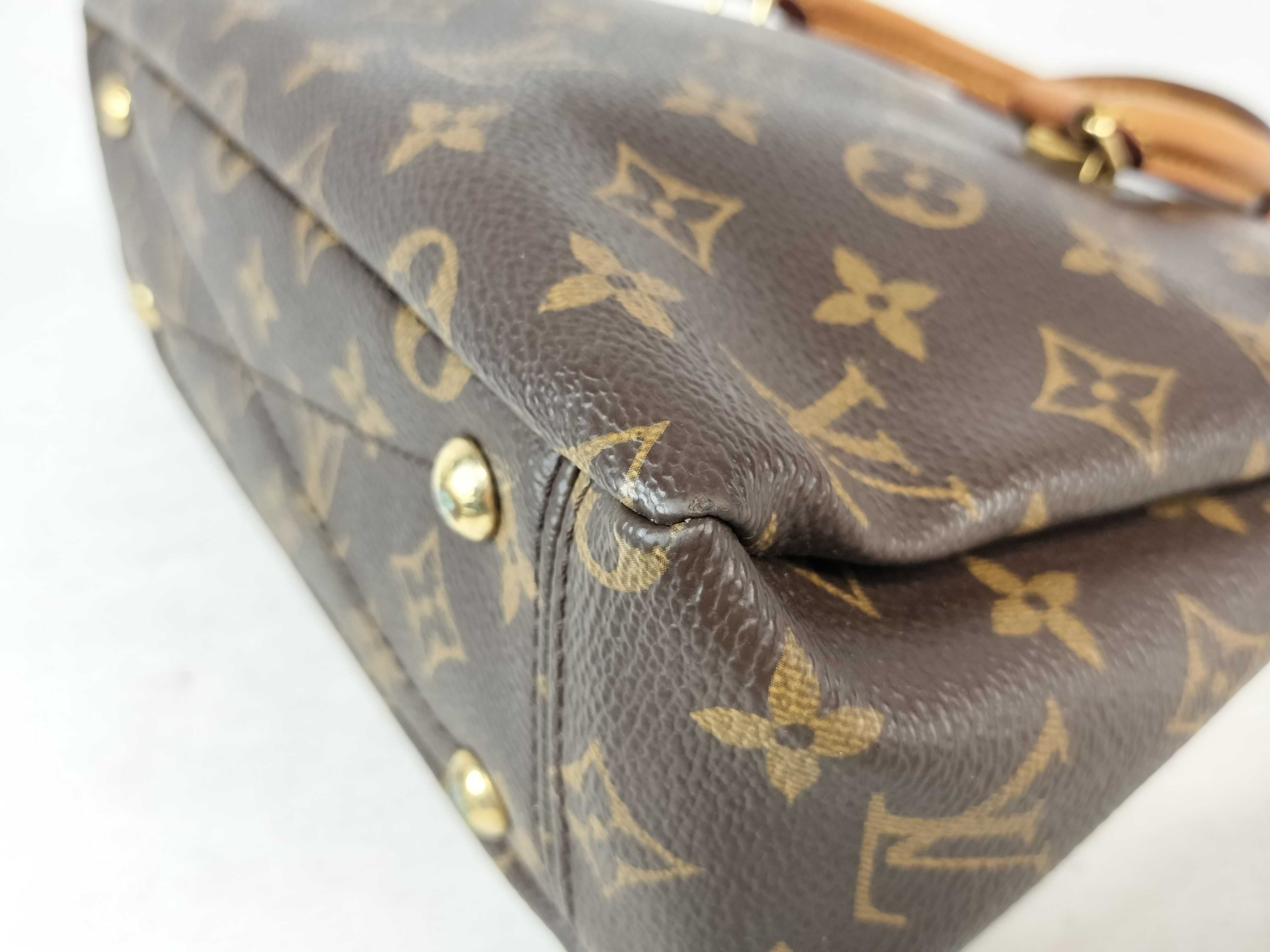Monogram PH- Cerise Monogram Canvas Pallas Hand Bag Brown — view 7