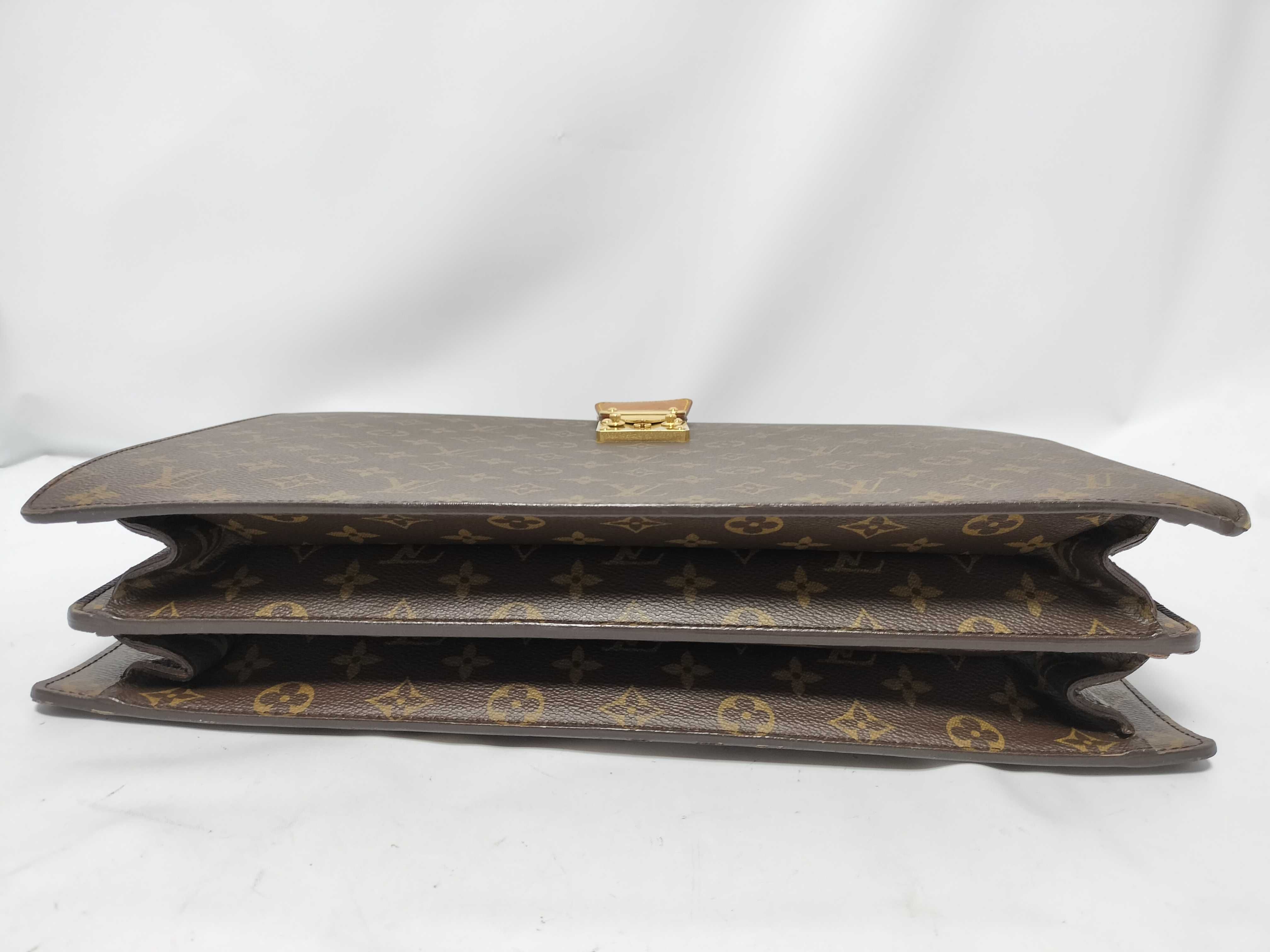 Monogram LV Serviette Fermoire M53305 Business Bag — view 6