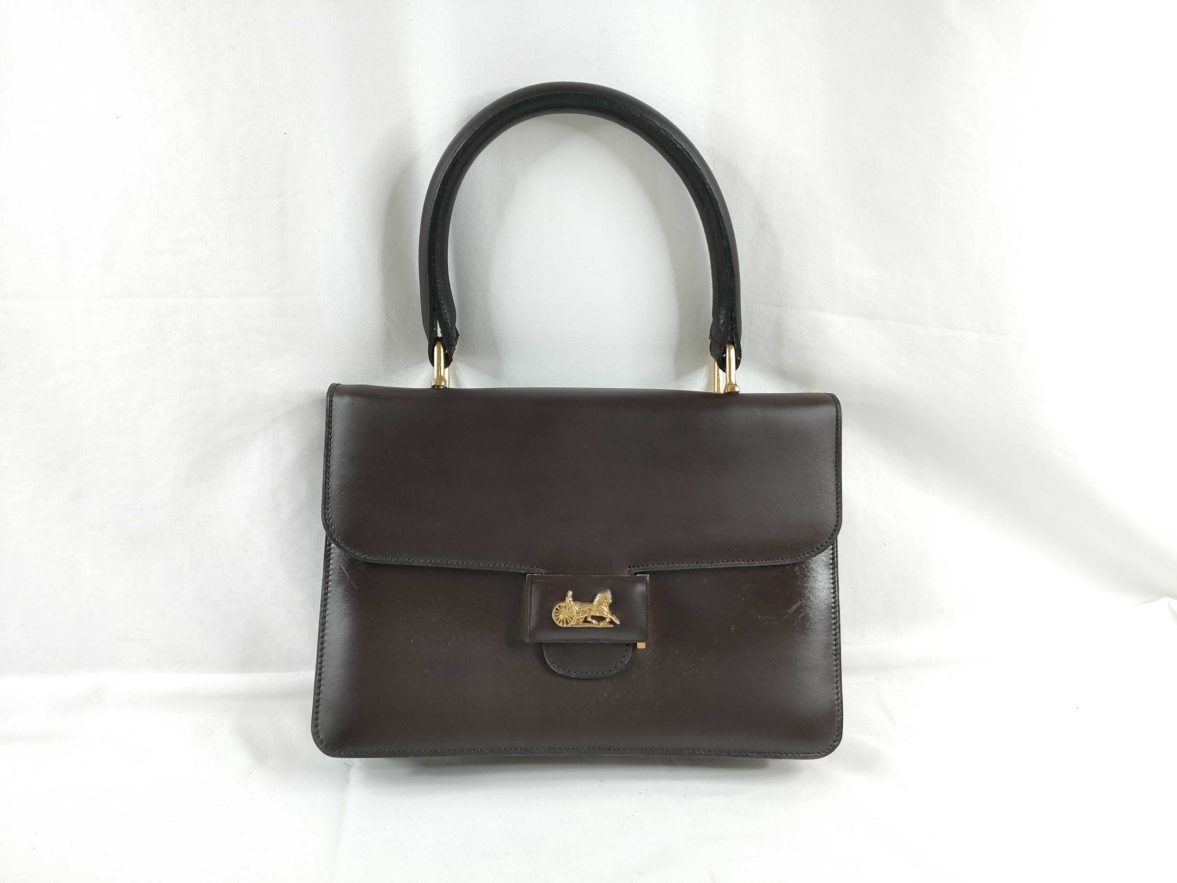Carriage Leather Handbag