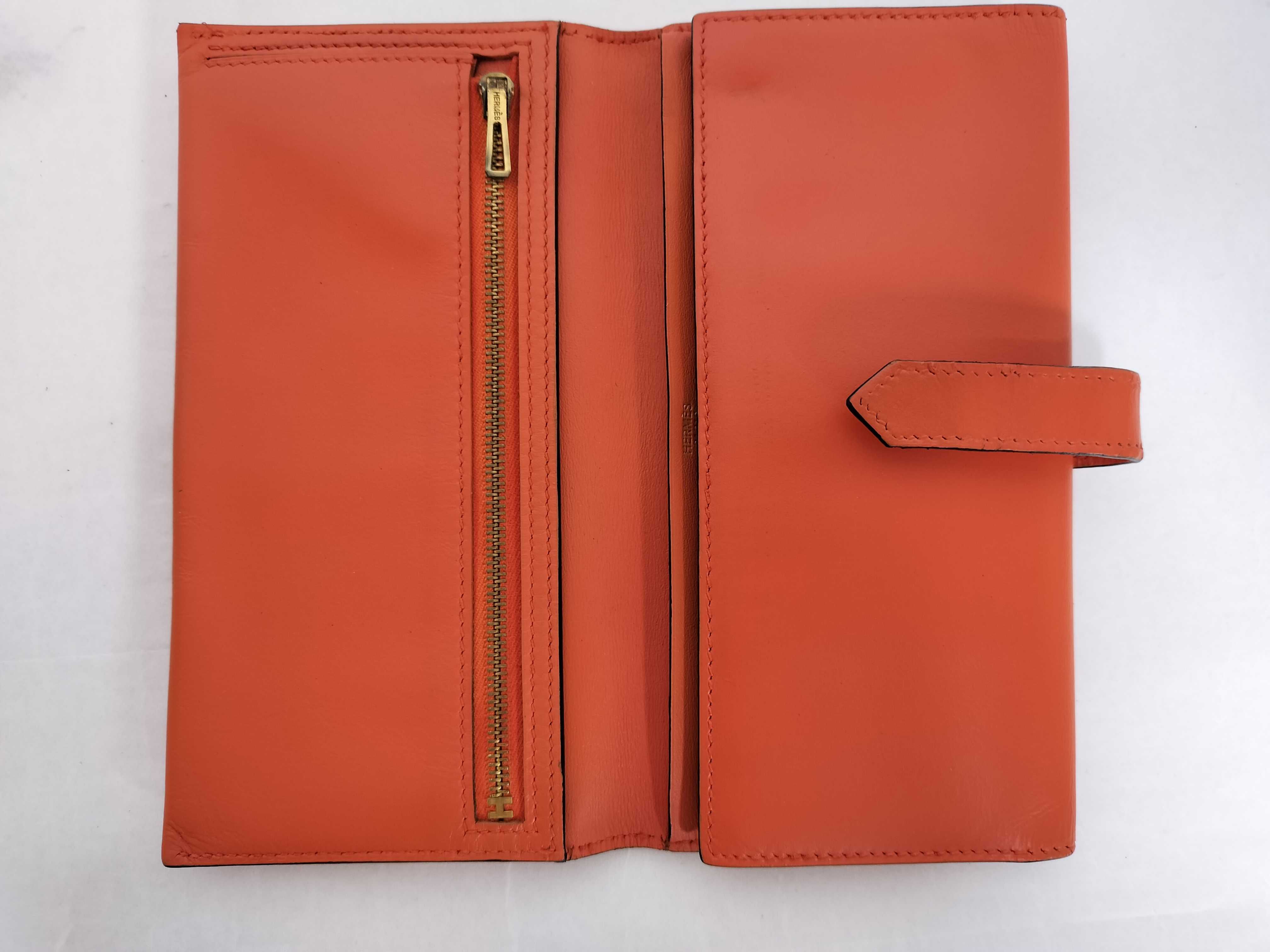 Bearn Trifold Long Wallet Orange — view 8