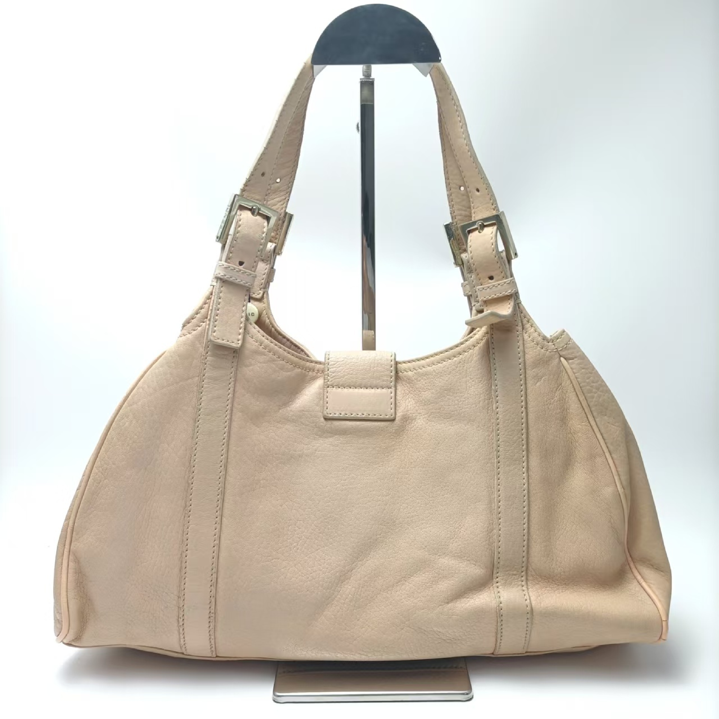 cowhide shoulder bag — view 2