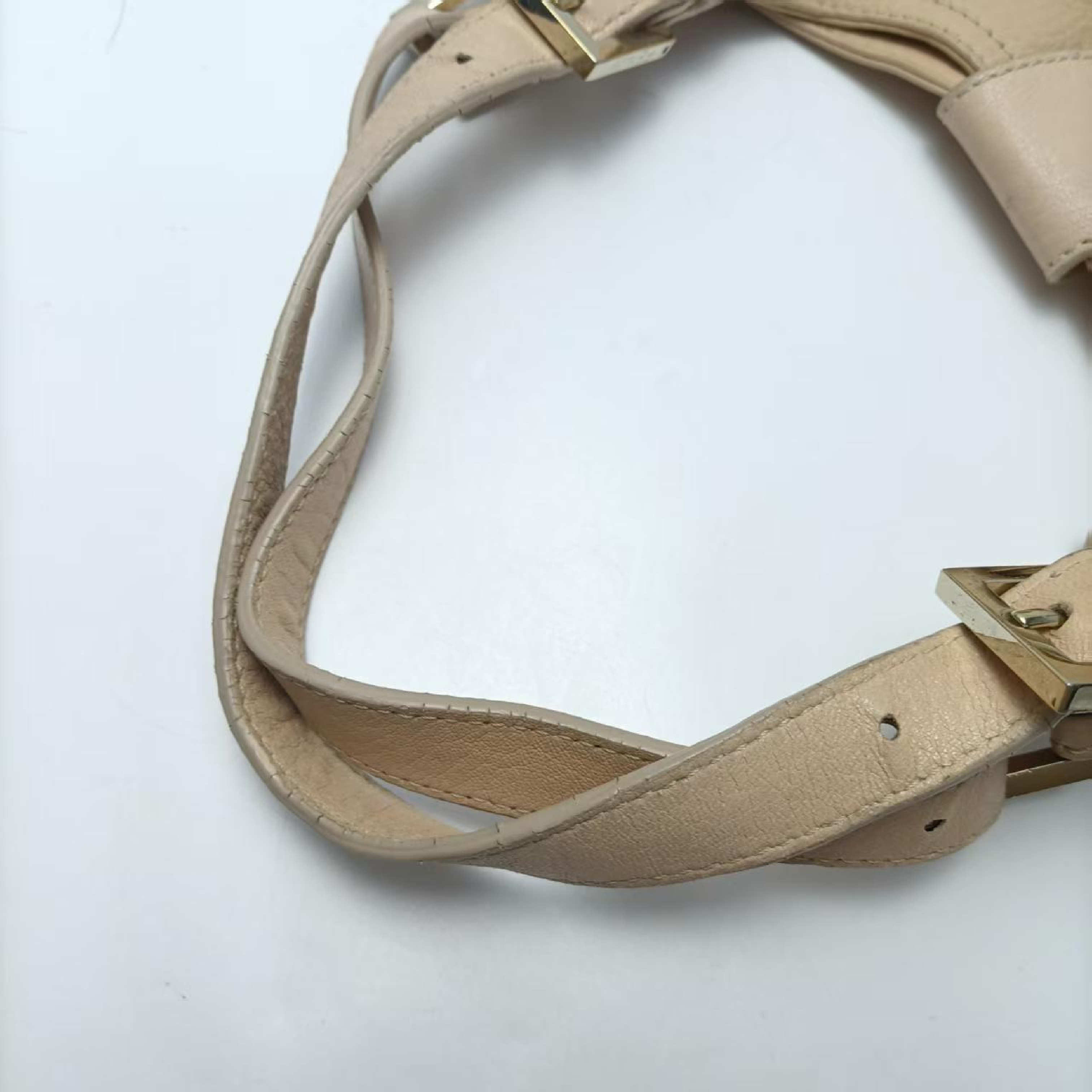 cowhide shoulder bag — view 3