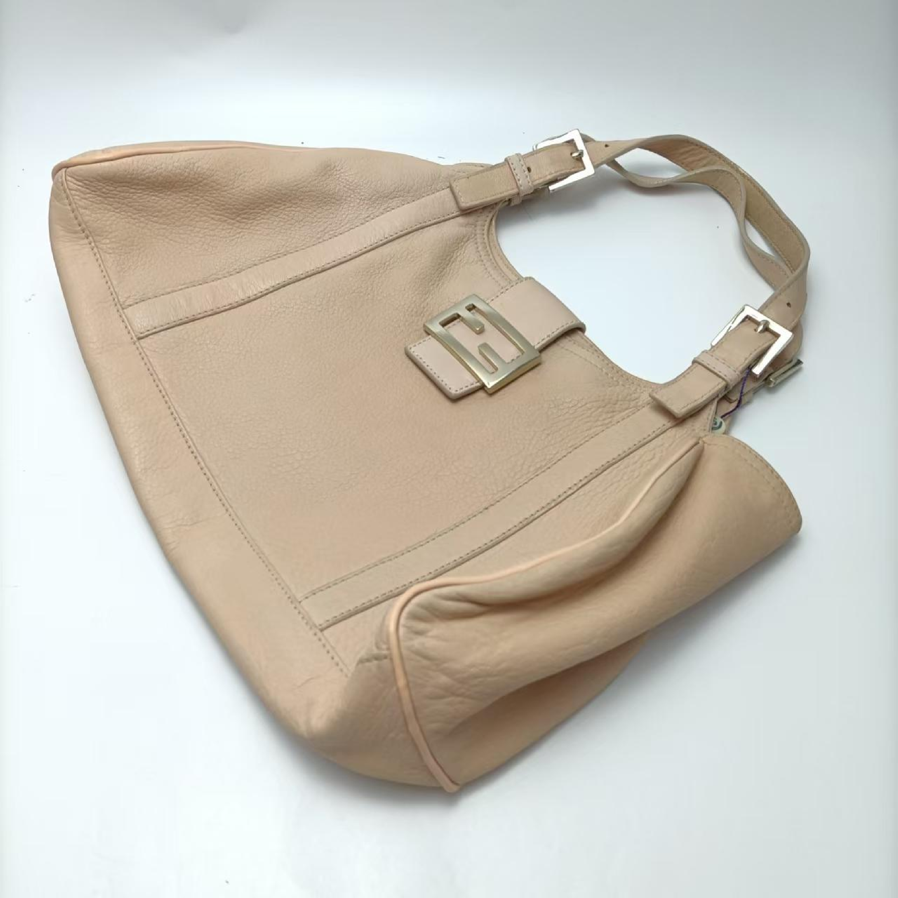cowhide shoulder bag — view 5