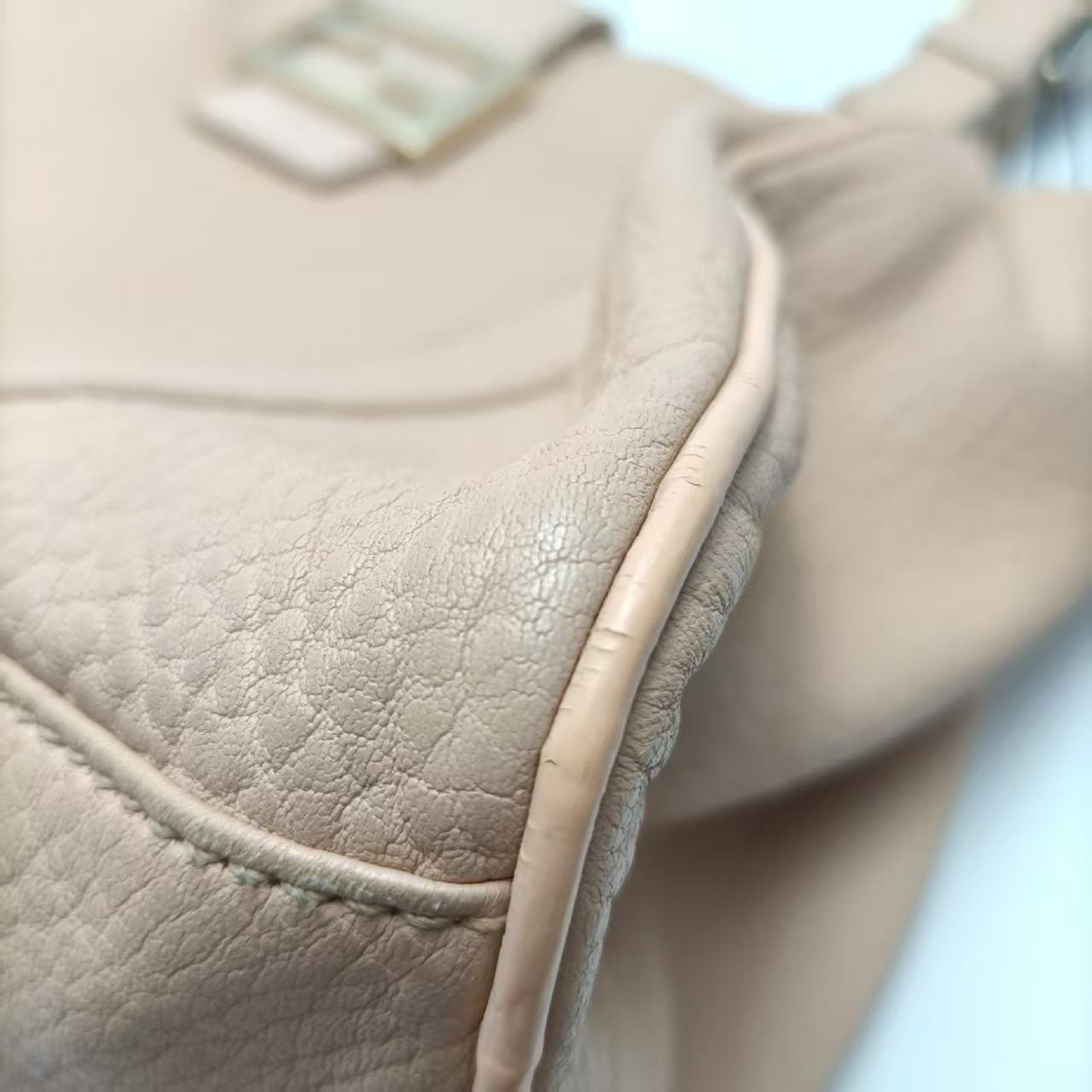 cowhide shoulder bag — view 7