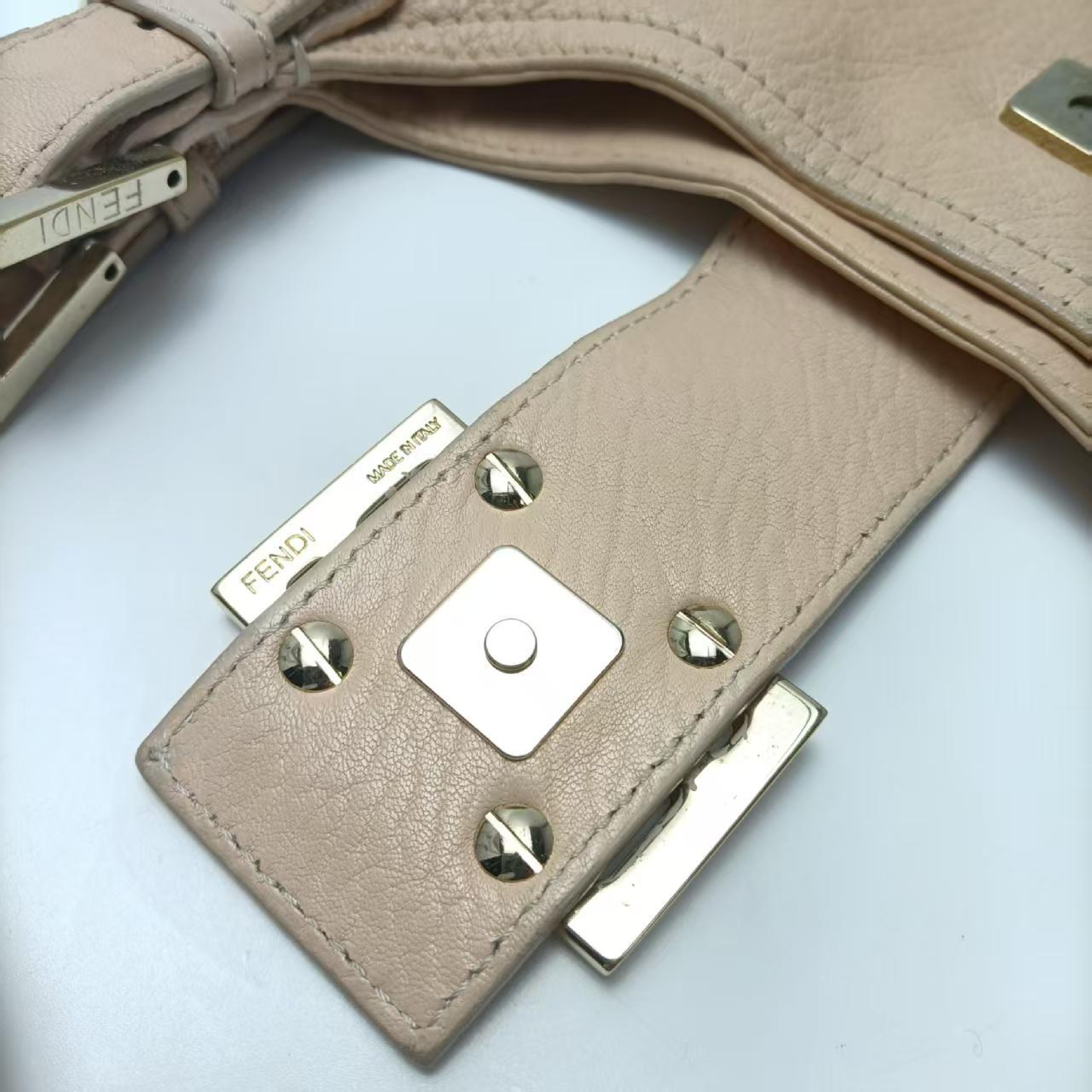 cowhide shoulder bag — view 9