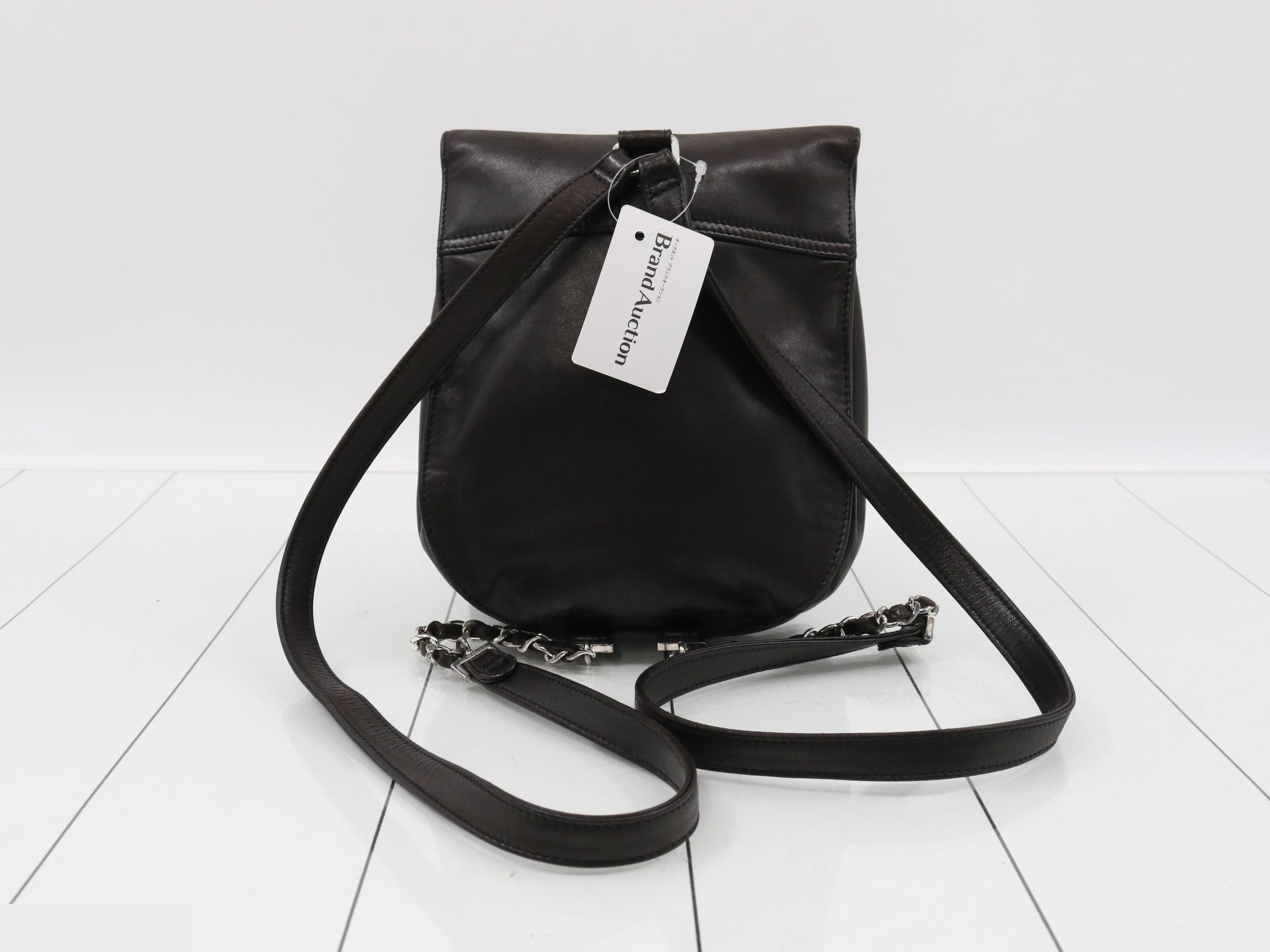 Coco Mark Lambskin Chain Backpack — view 2