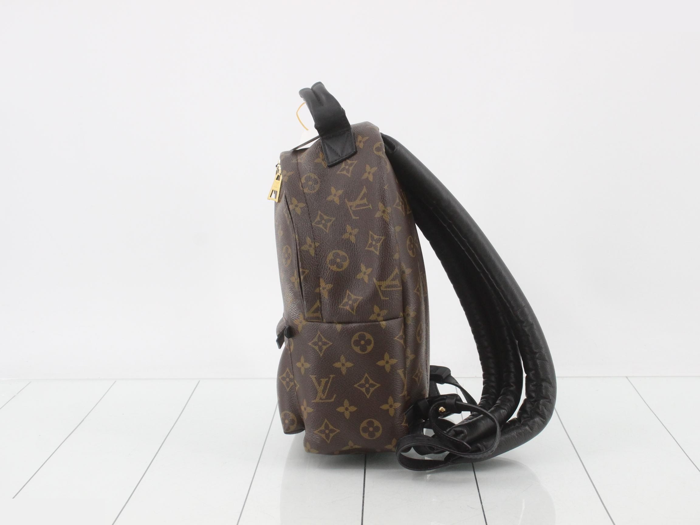 LV Monogram Palms Puffs Backpack PM — view 3