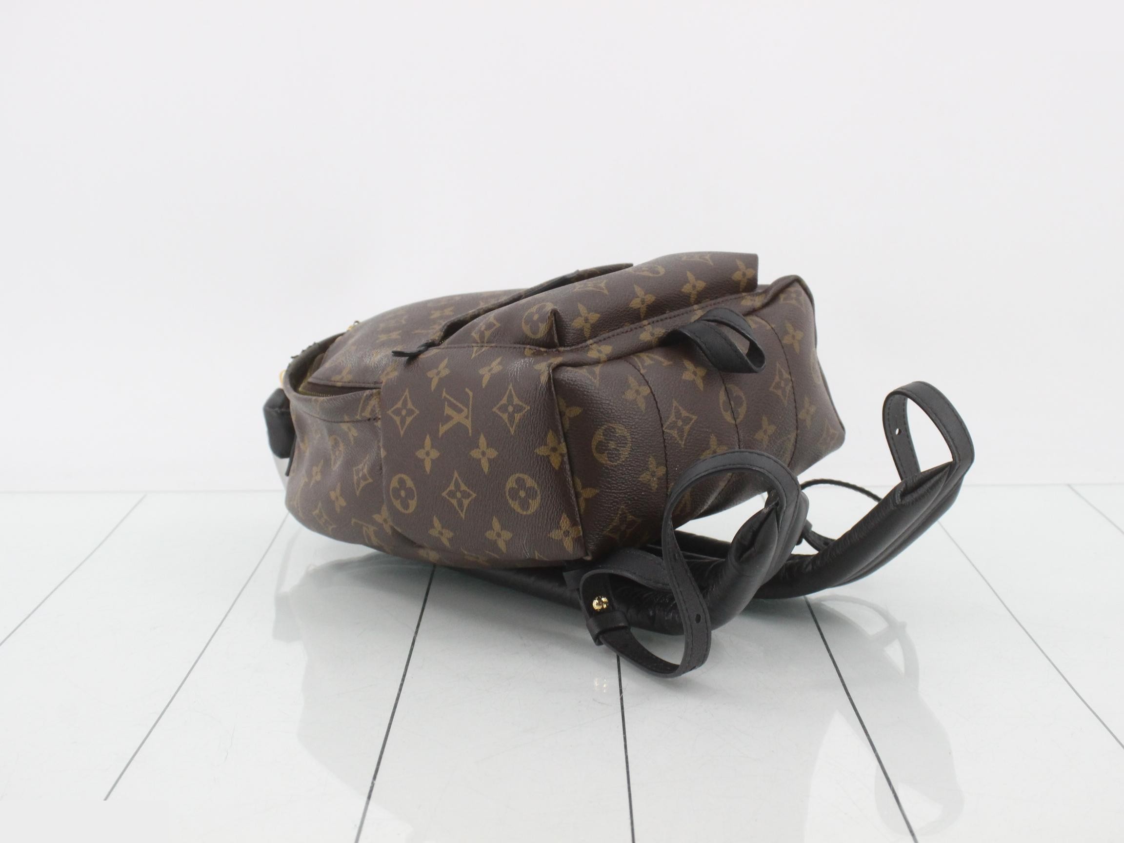 LV Monogram Palms Puffs Backpack PM — view 5