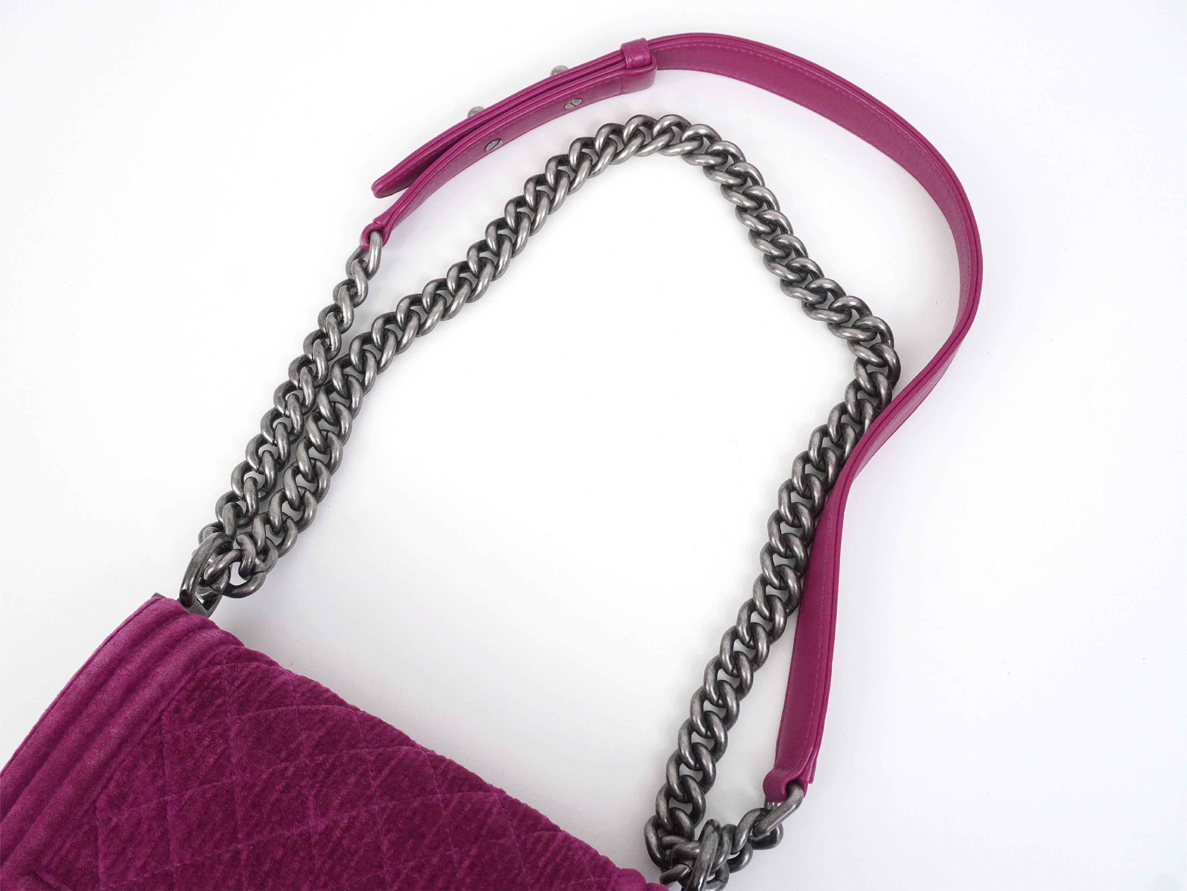 Coco Mark Boy Chanel Chain Shoulder Bag — view 11