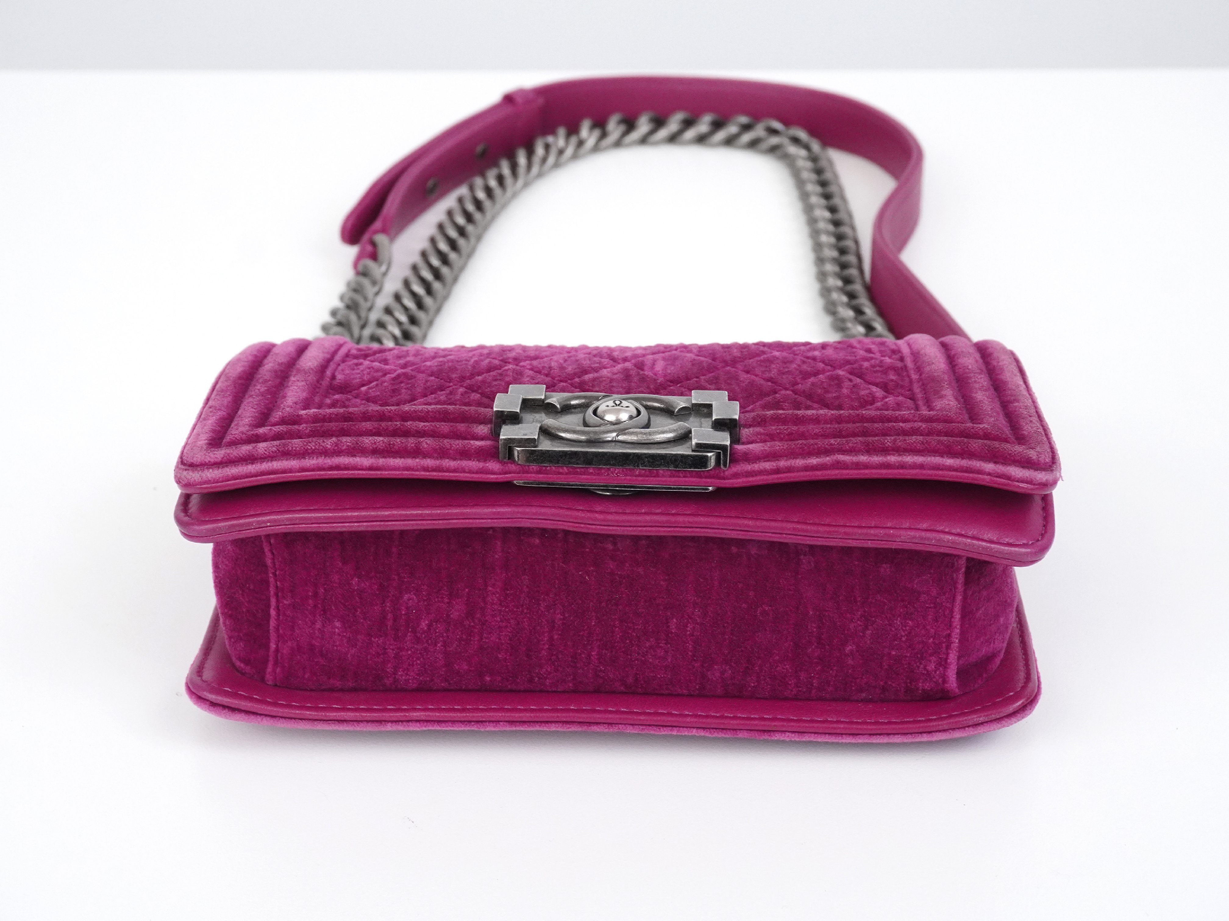 Coco Mark Boy Chanel Chain Shoulder Bag — view 12