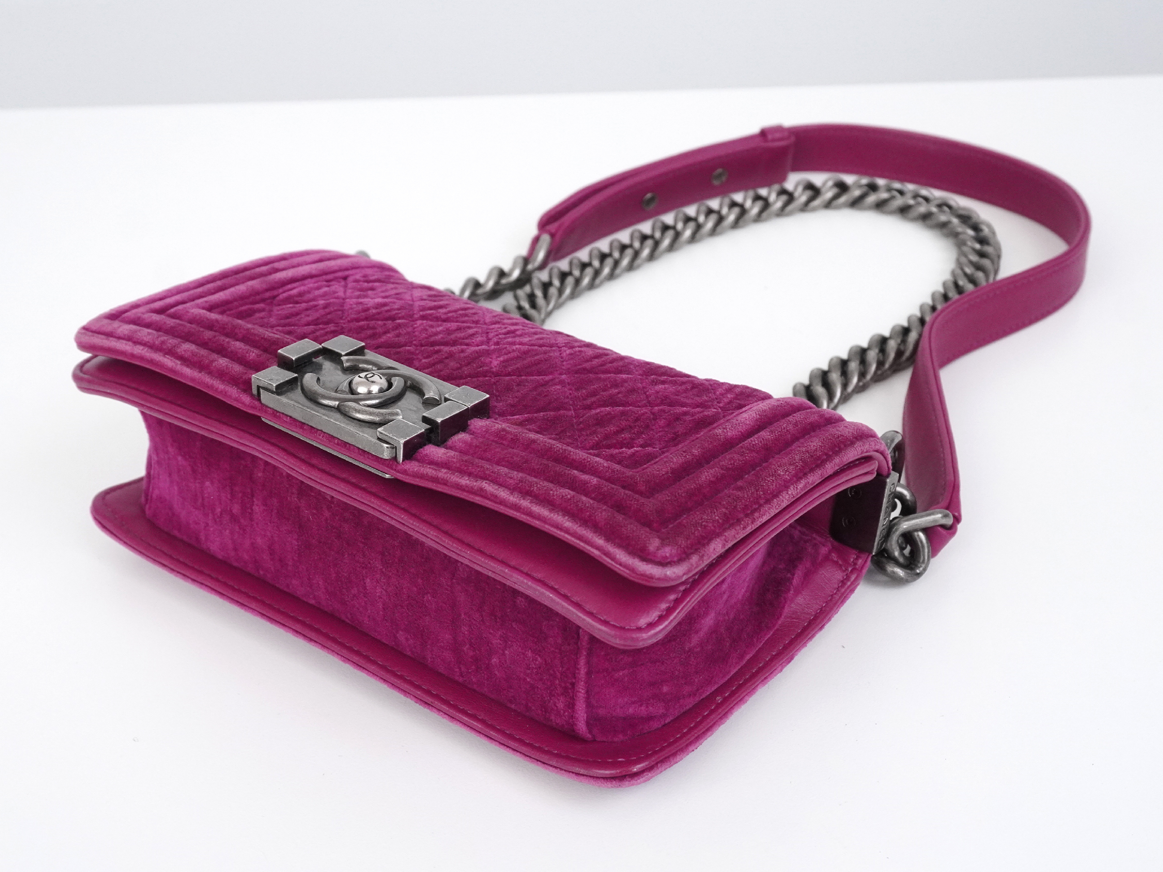 Coco Mark Boy Chanel Chain Shoulder Bag — view 13