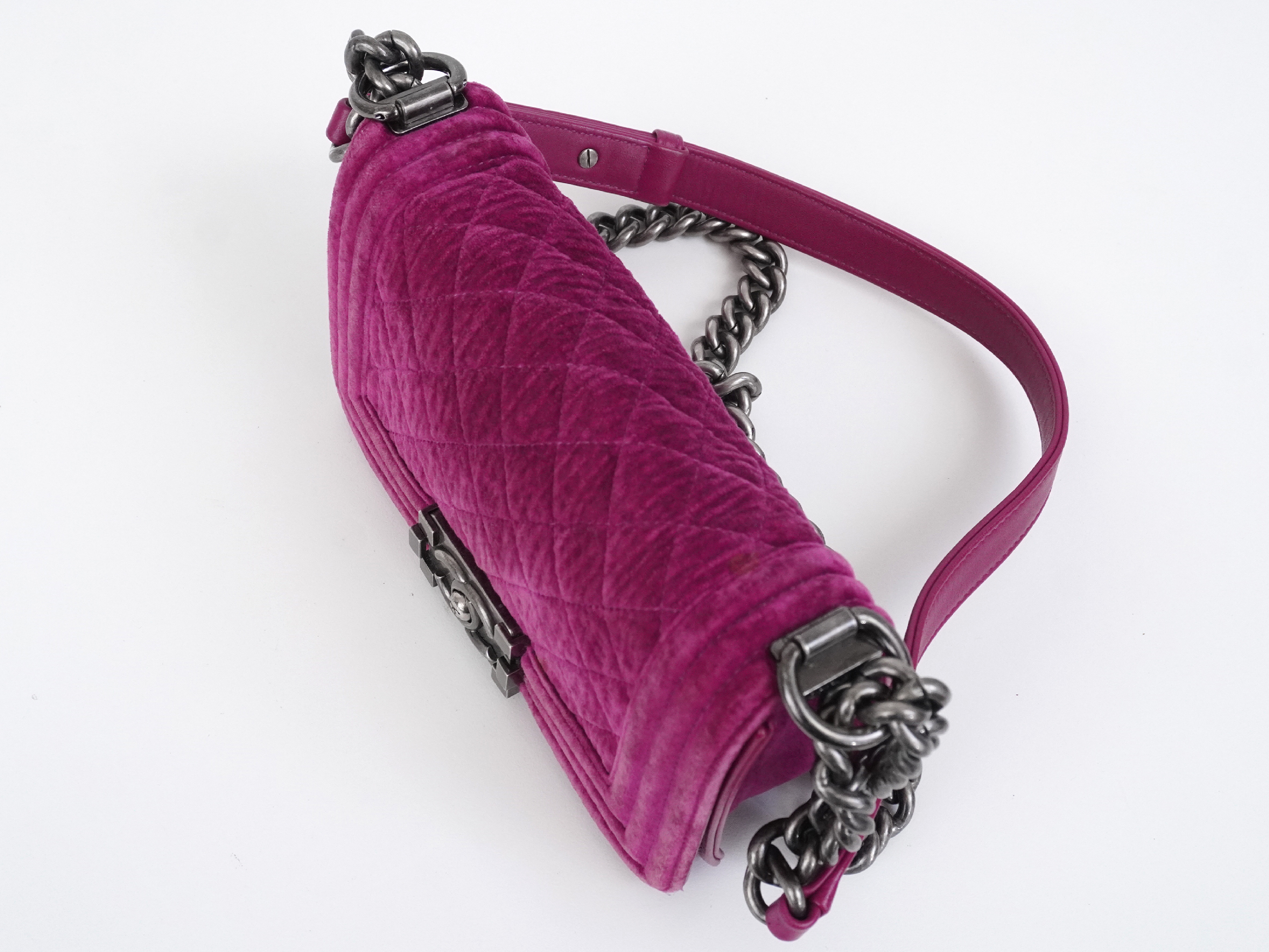 Coco Mark Boy Chanel Chain Shoulder Bag — view 4