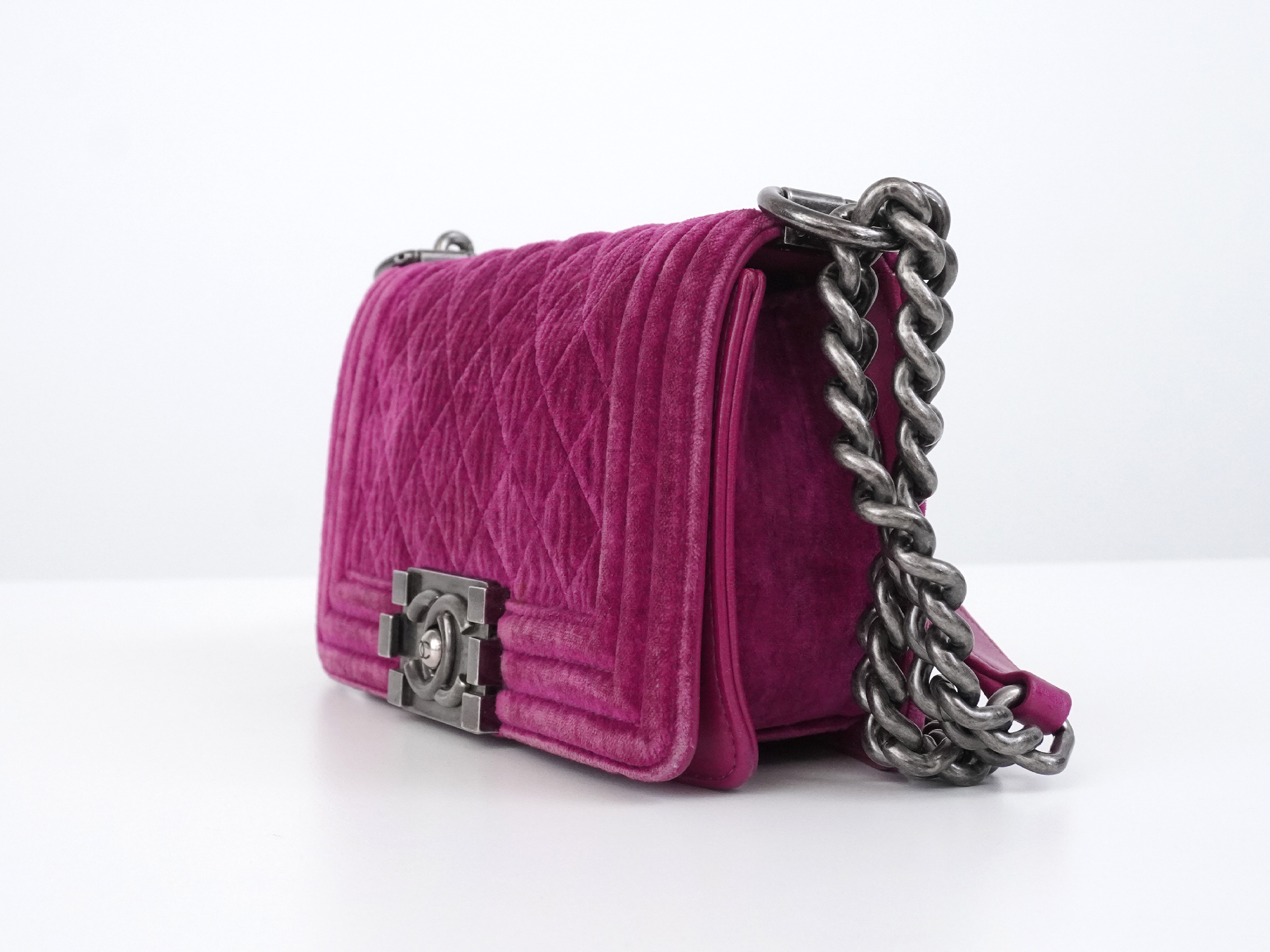Coco Mark Boy Chanel Chain Shoulder Bag — view 9