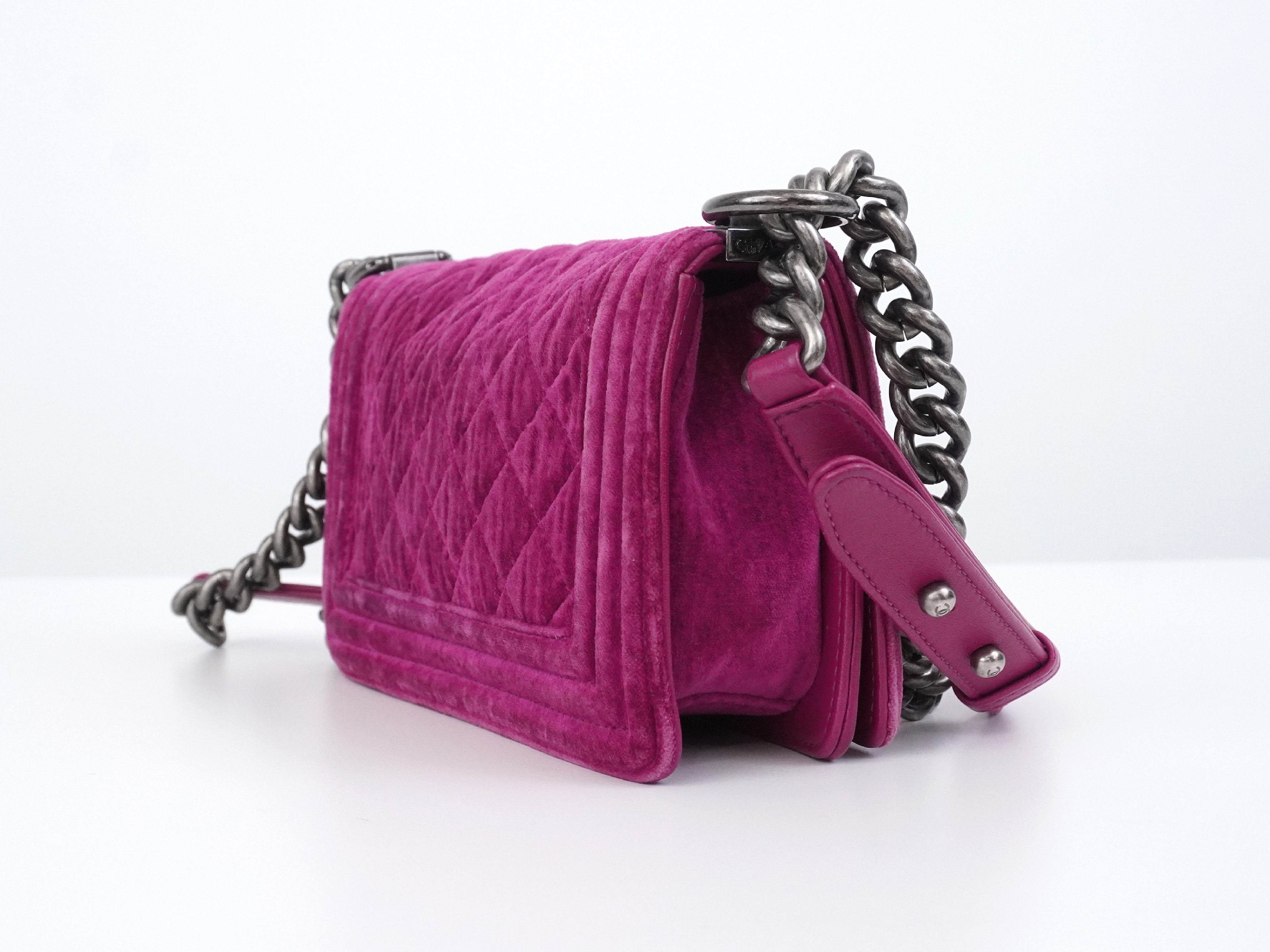 Coco Mark Boy Chanel Chain Shoulder Bag — view 10