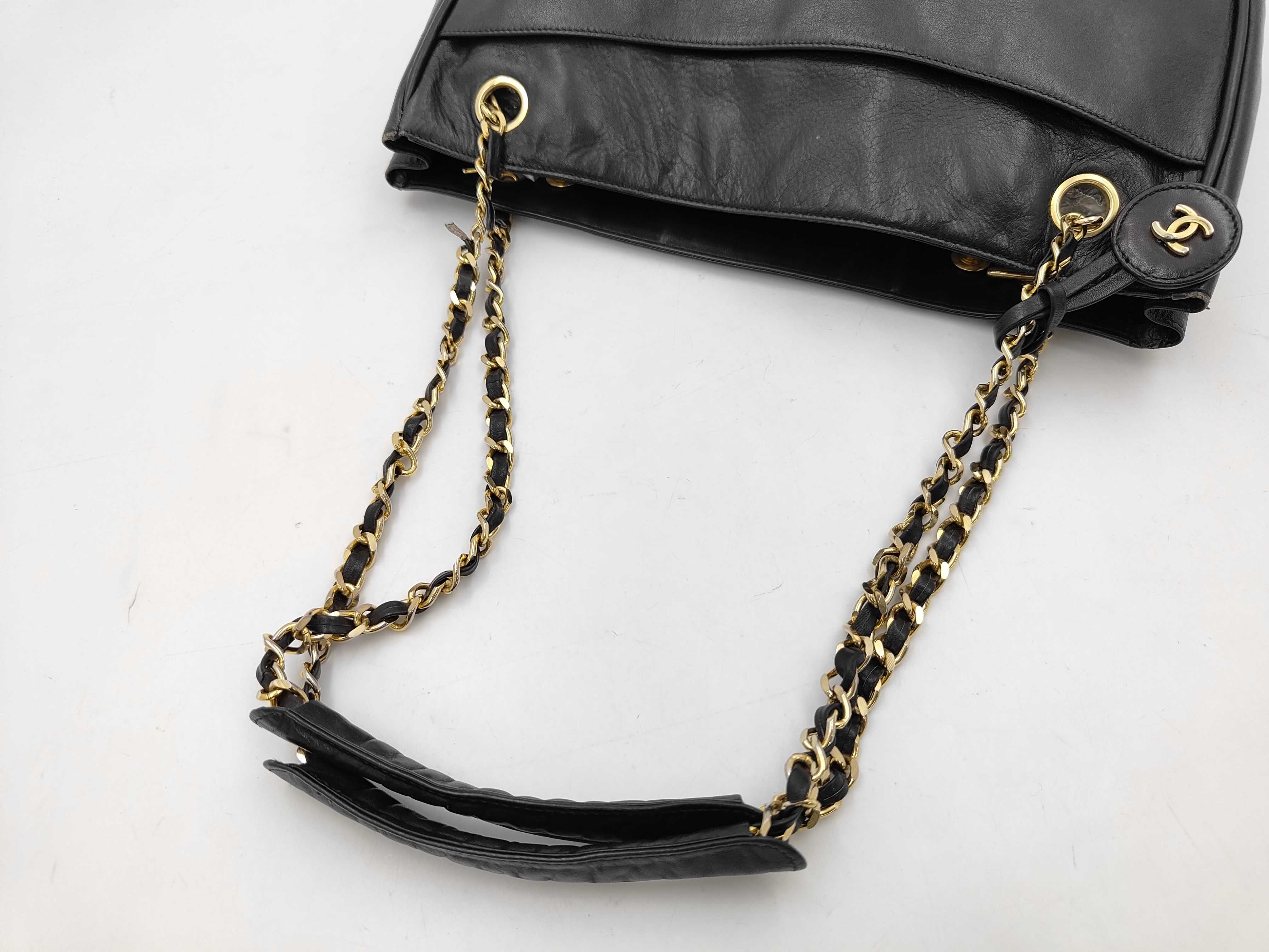 Coco Mark Matelassé Chain Tote Shoulder Bag — view 5