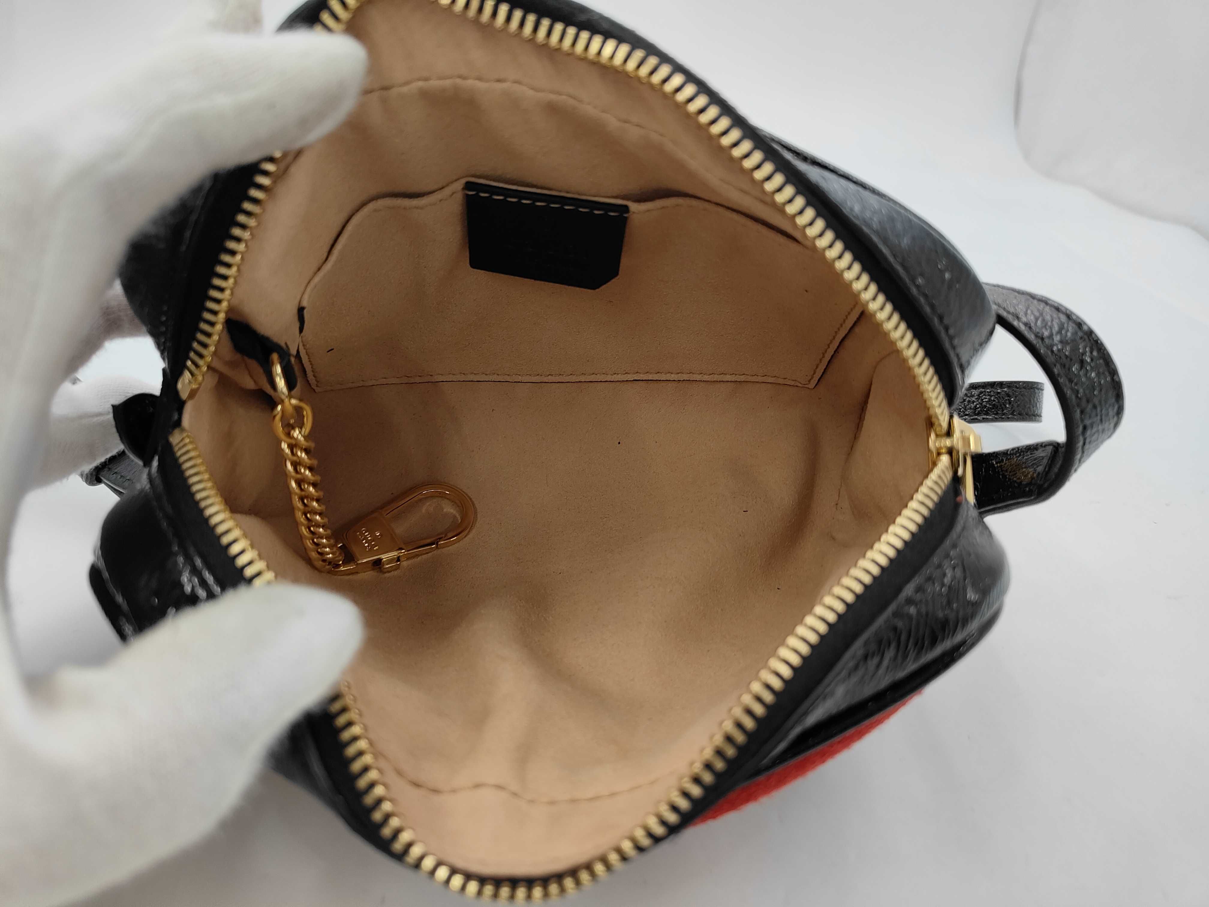 Ophidia Suede & Leather Shoulder Bag — view 10