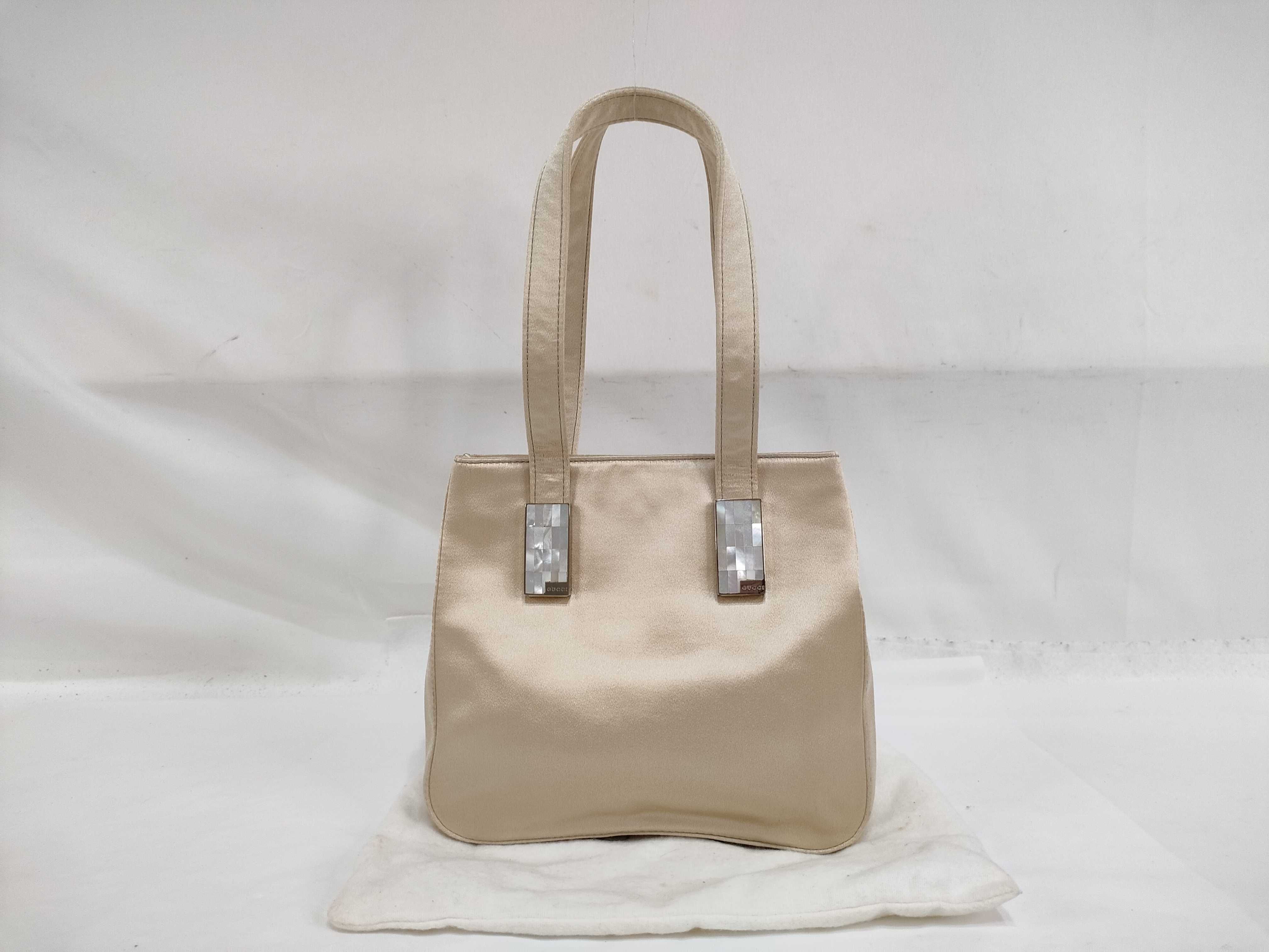 Mini Handbag, Satin Shell, Dust Bag Included.
