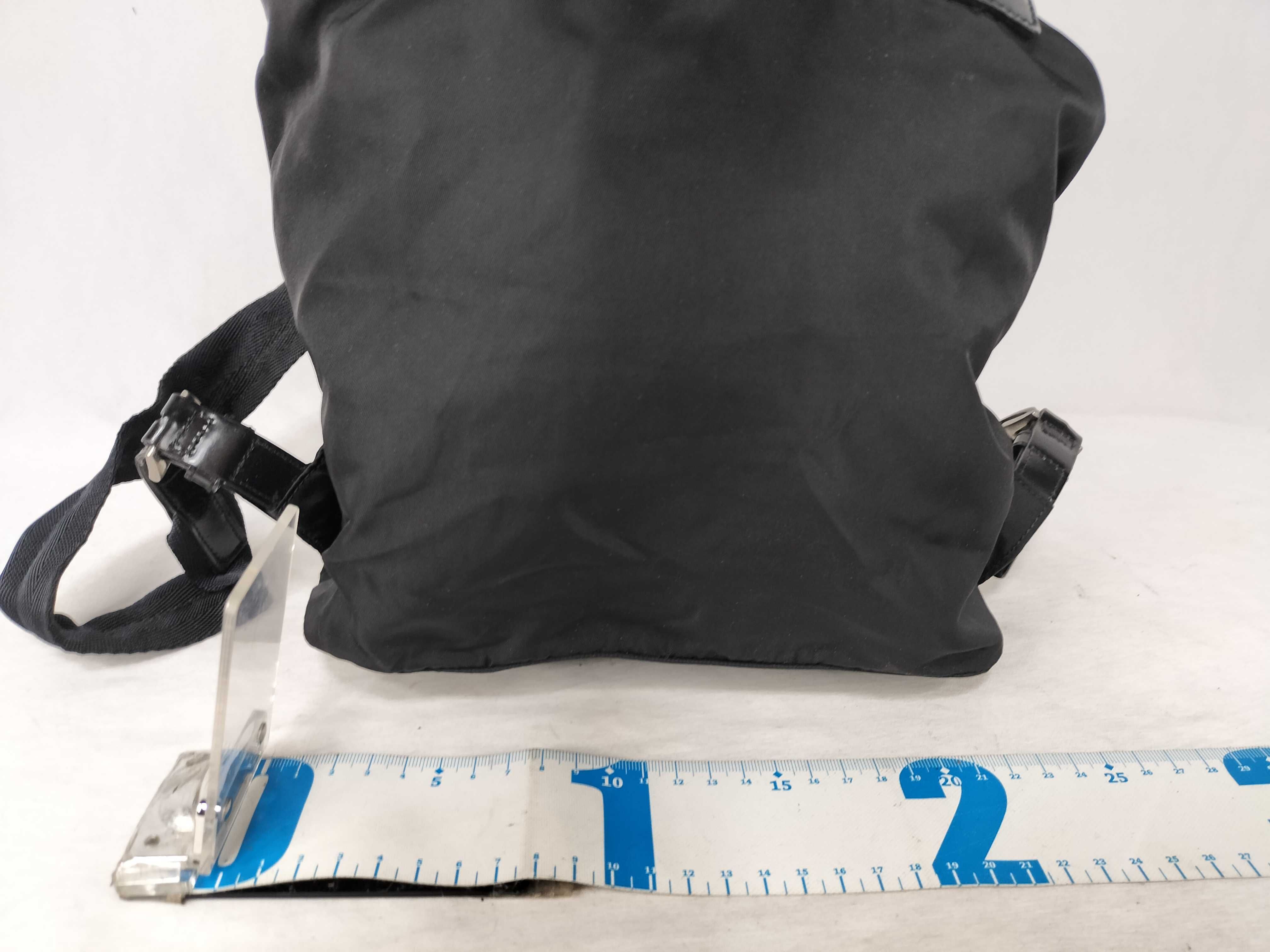 nylon backpack with double pockets. — view 2