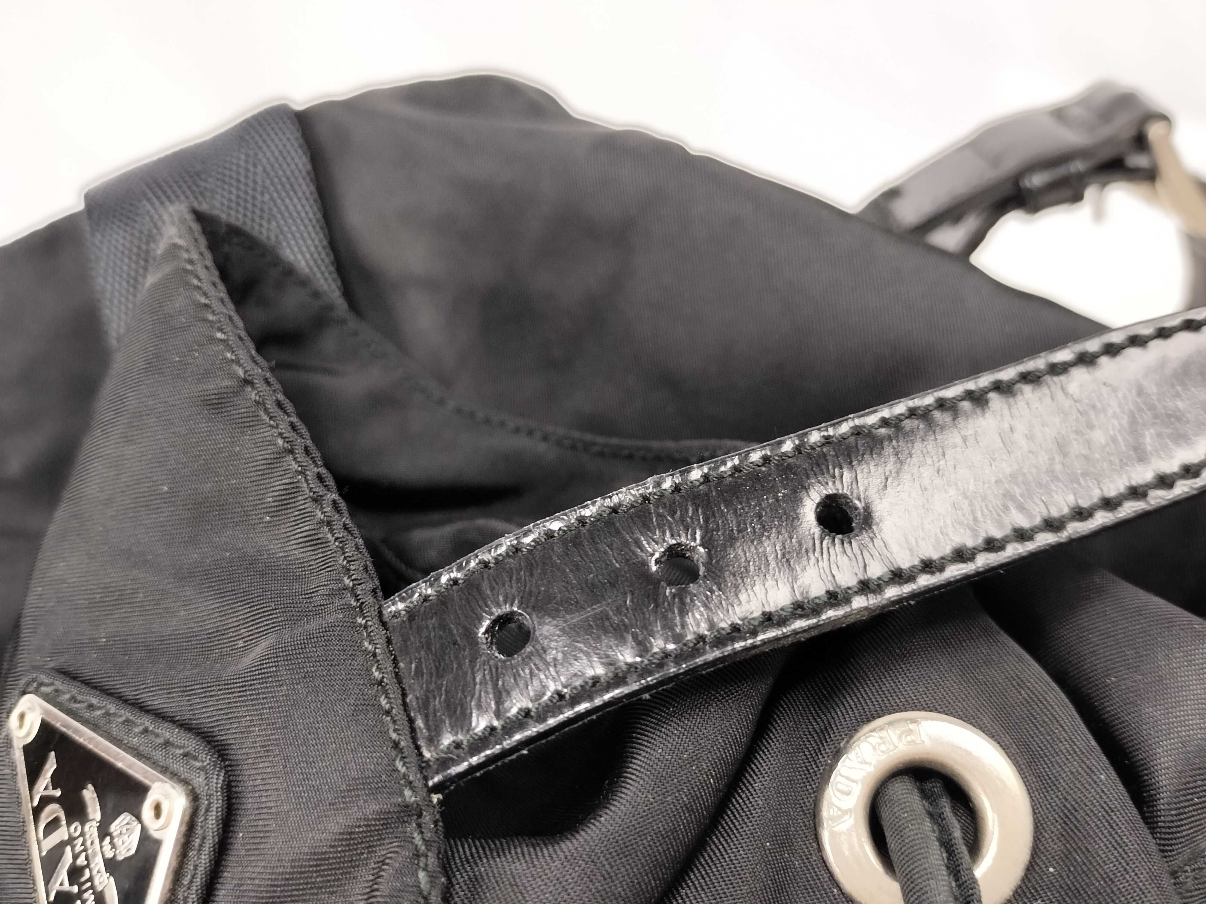 nylon backpack with double pockets. — view 14