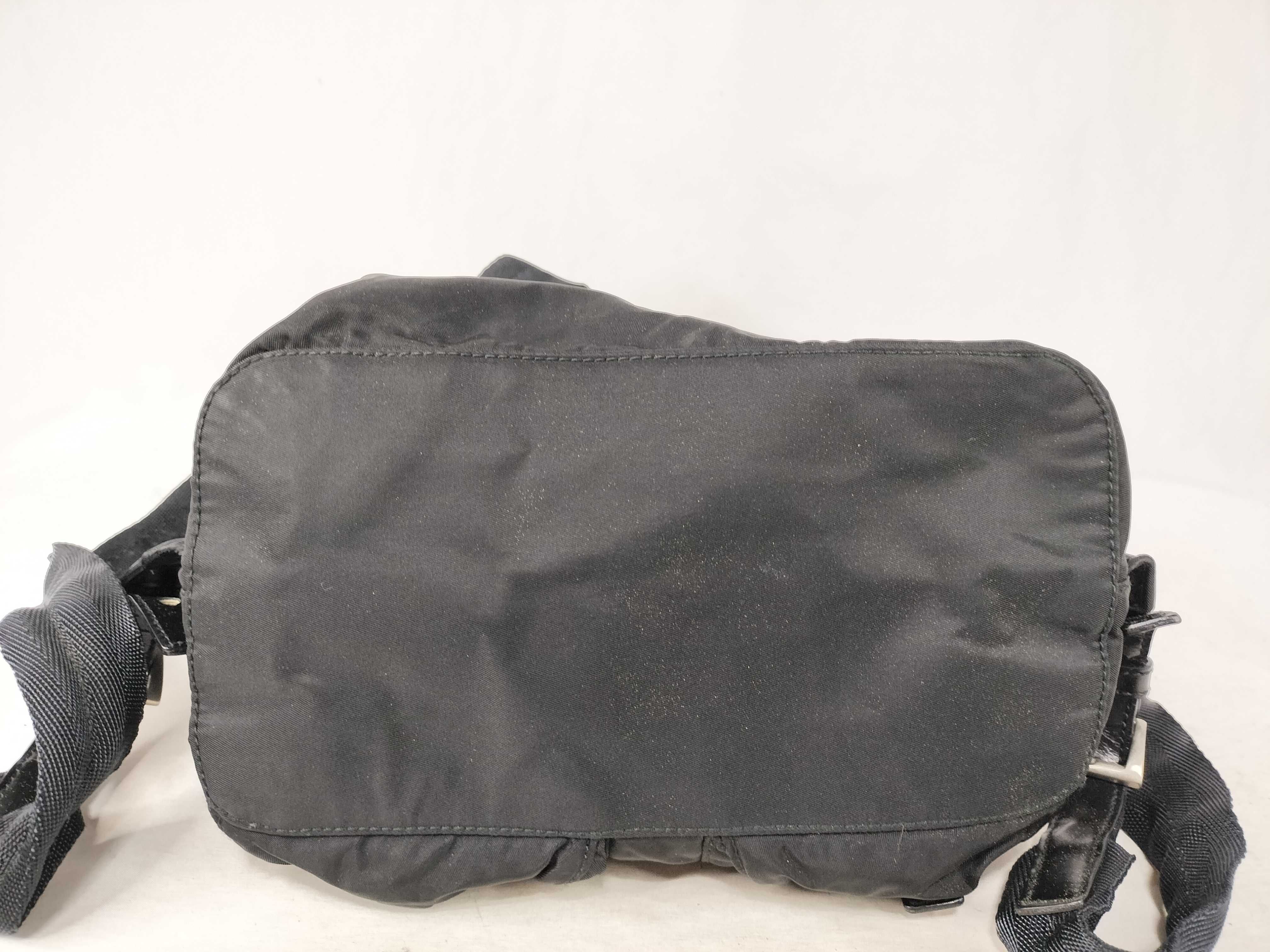 nylon backpack with double pockets. — view 7