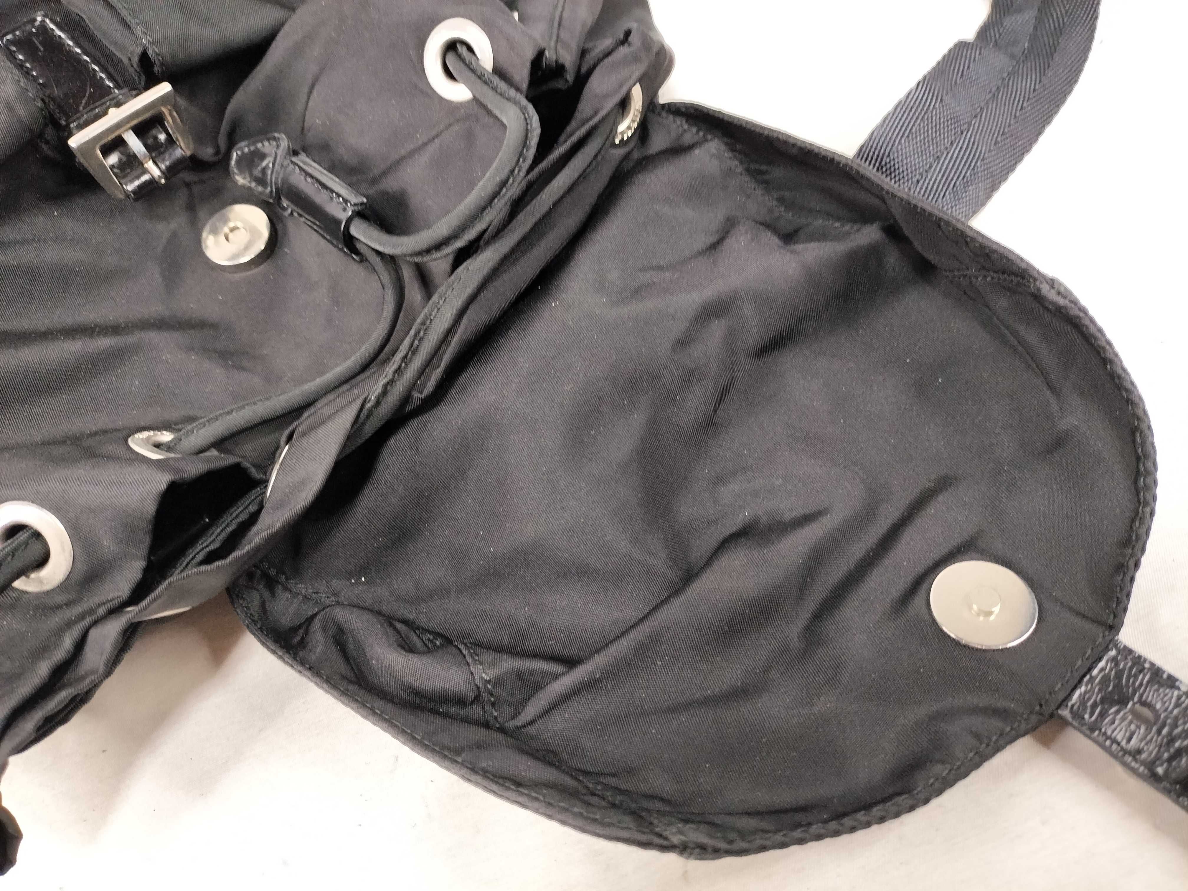 nylon backpack with double pockets. — view 8