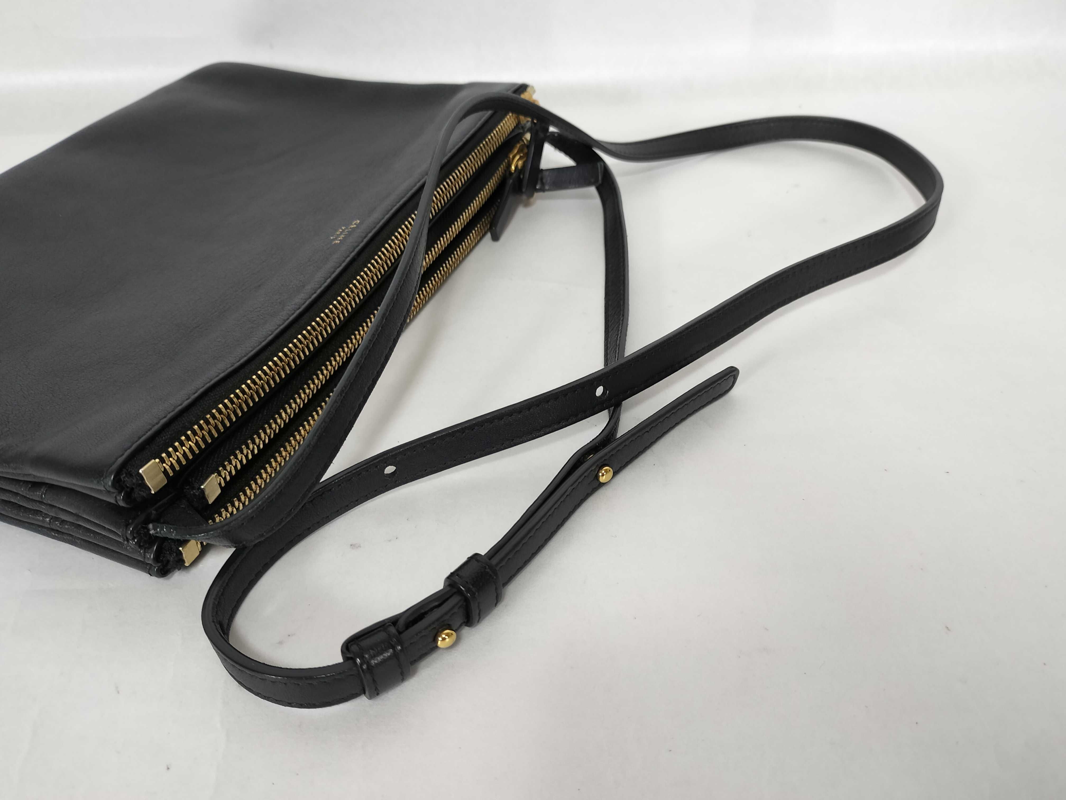 Trio Shoulder Bag, Black — view 3