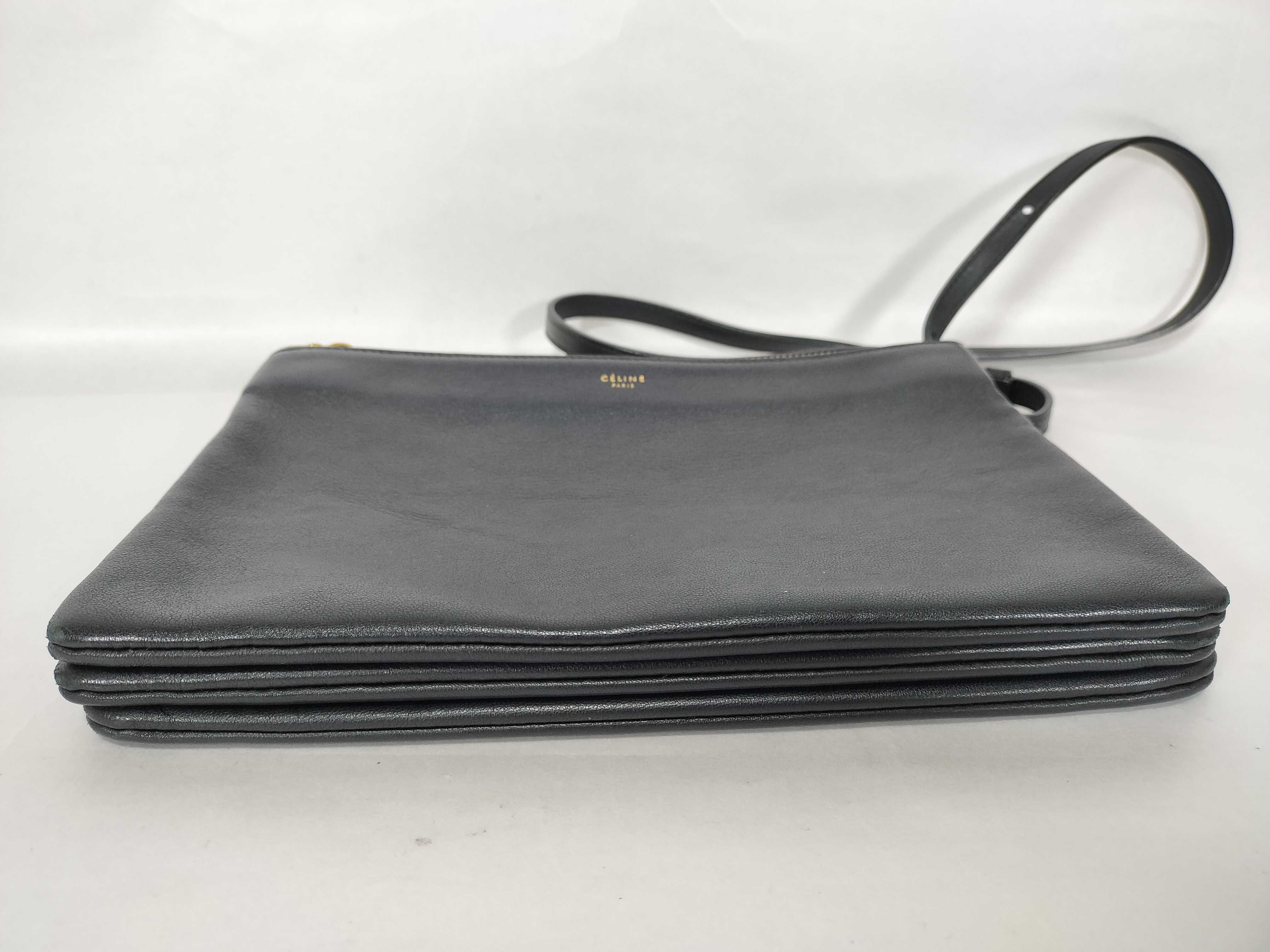 Trio Shoulder Bag, Black — view 7
