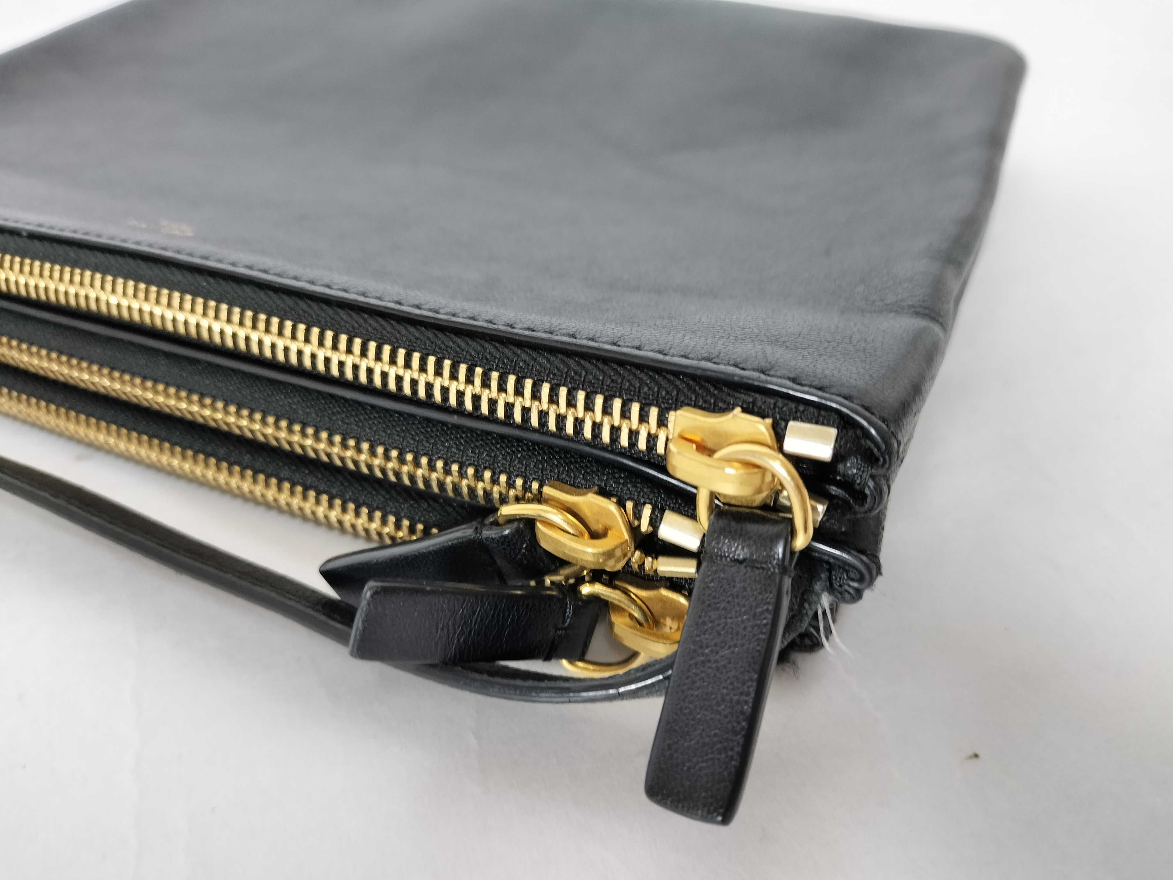 Trio Shoulder Bag, Black — view 8