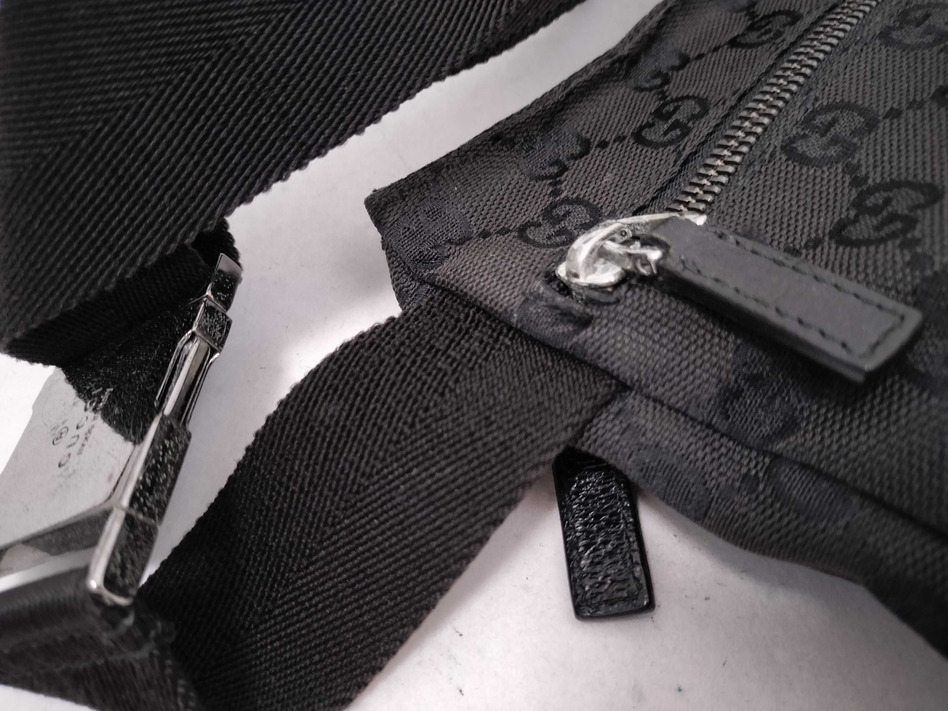 GG Canvas Waist Bag, Black — view 5