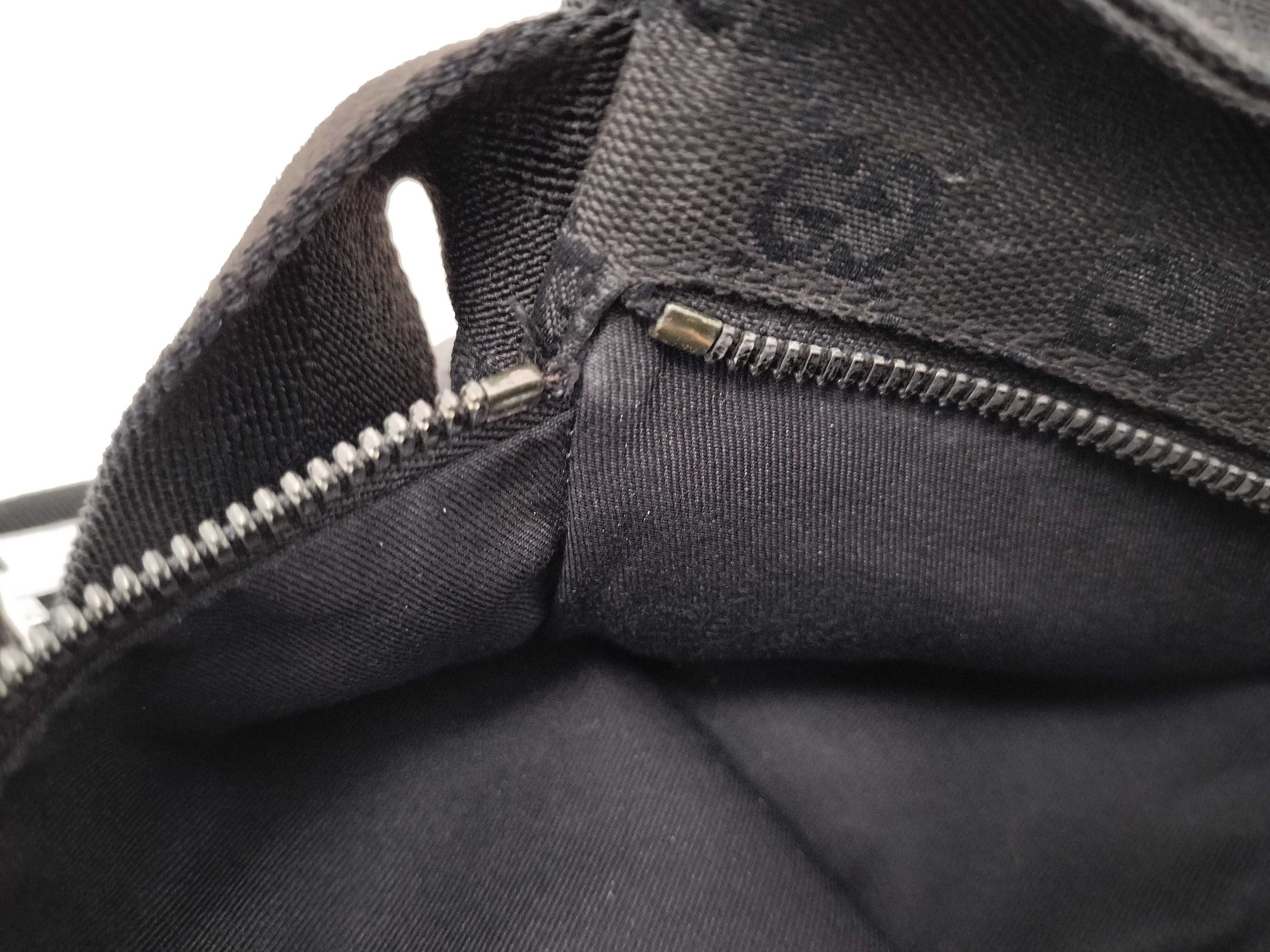 GG Canvas Waist Bag, Black — view 9