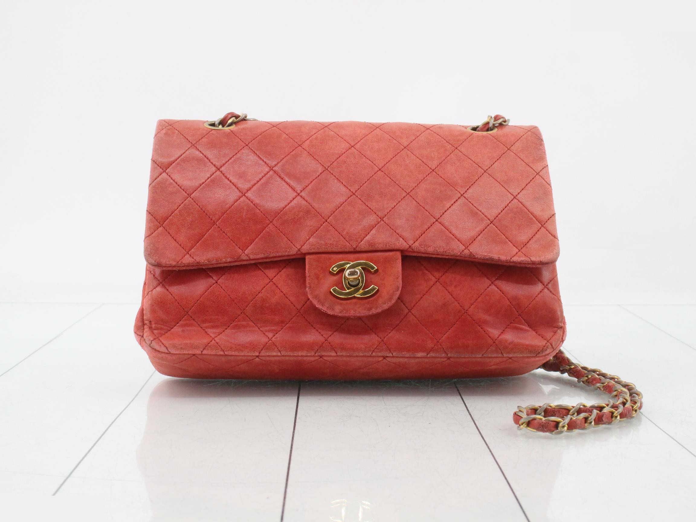 Matelassé 25 Double Flap Chain Shoulder Bag