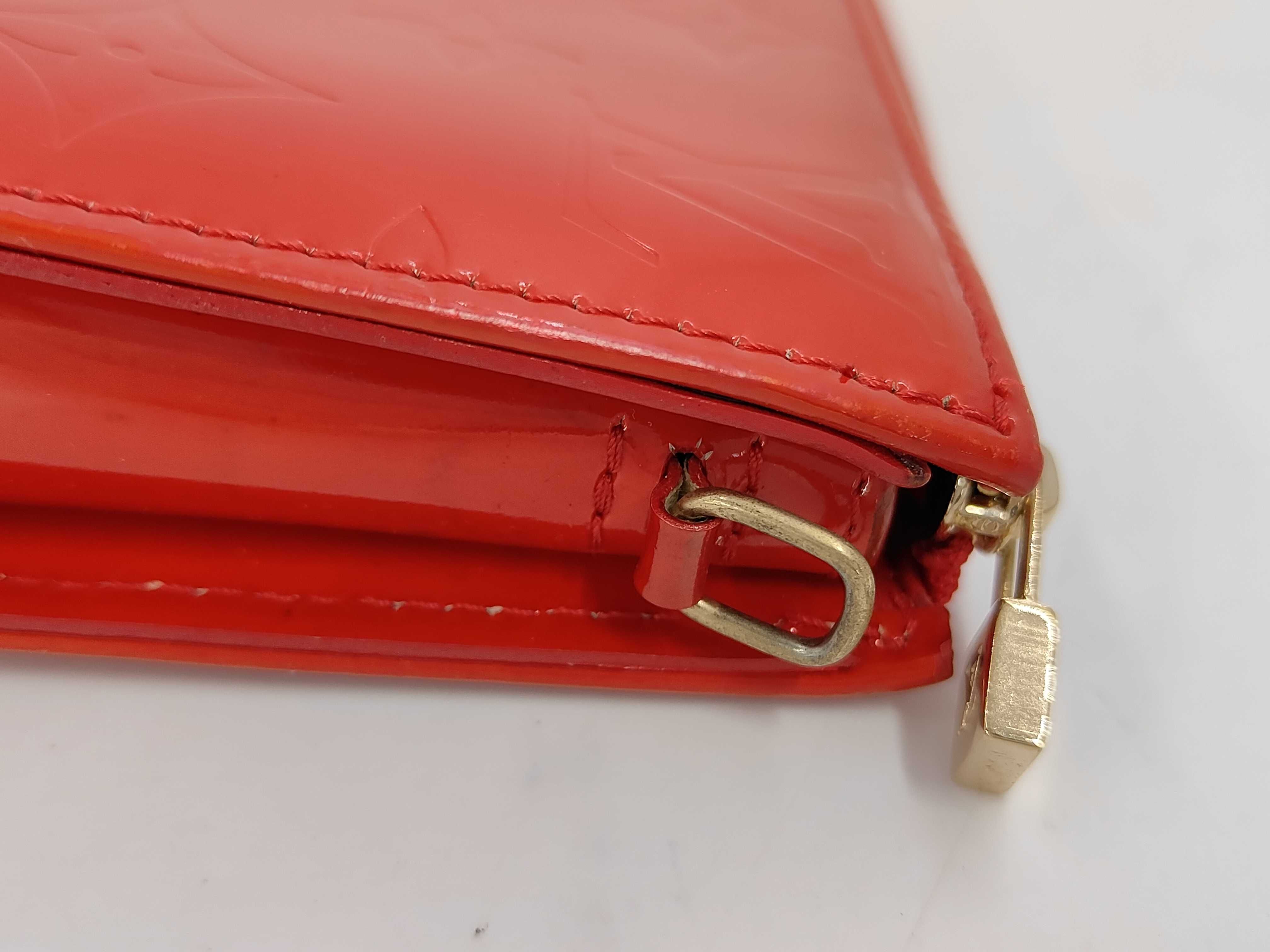 Vernis Louis Vuitton Vernis Lexington Rouge Wallet — view 8
