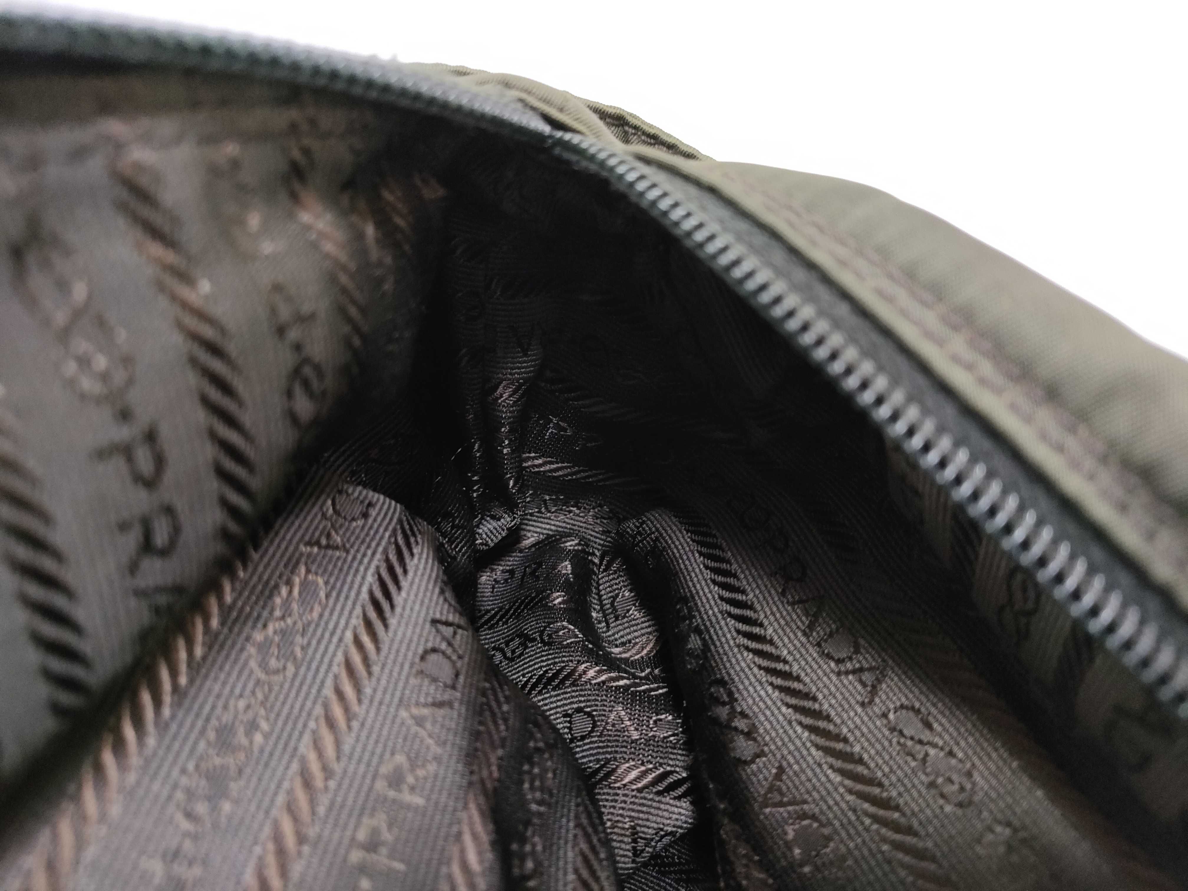 Nylon Prada Tote Bag, Nylon Khaki Tote Bag — view 13