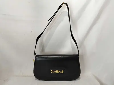 Carriage Hardware Calf Leather One-Shoulder Bag