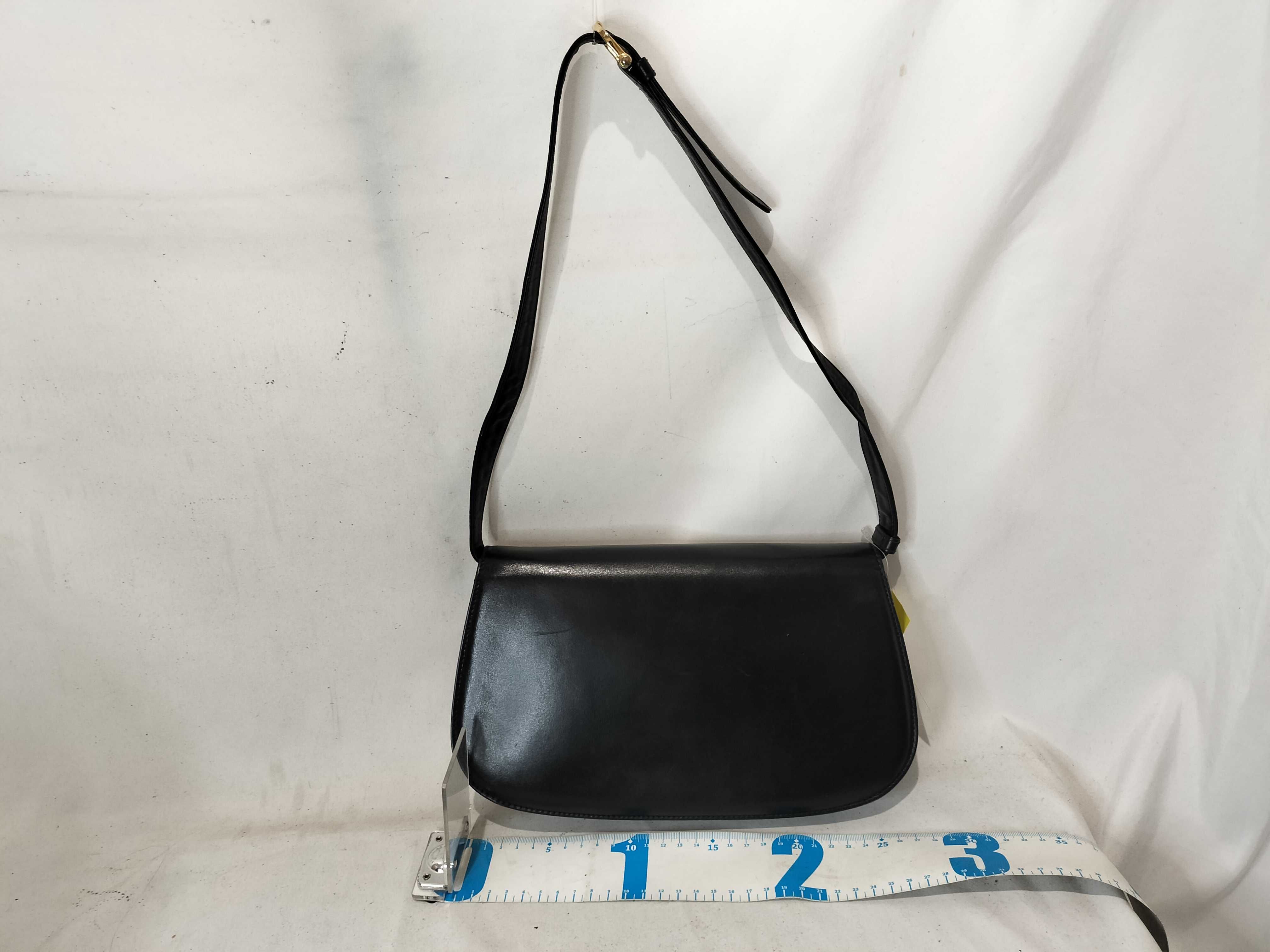 Carriage Hardware Calf Leather One-Shoulder Bag — view 3