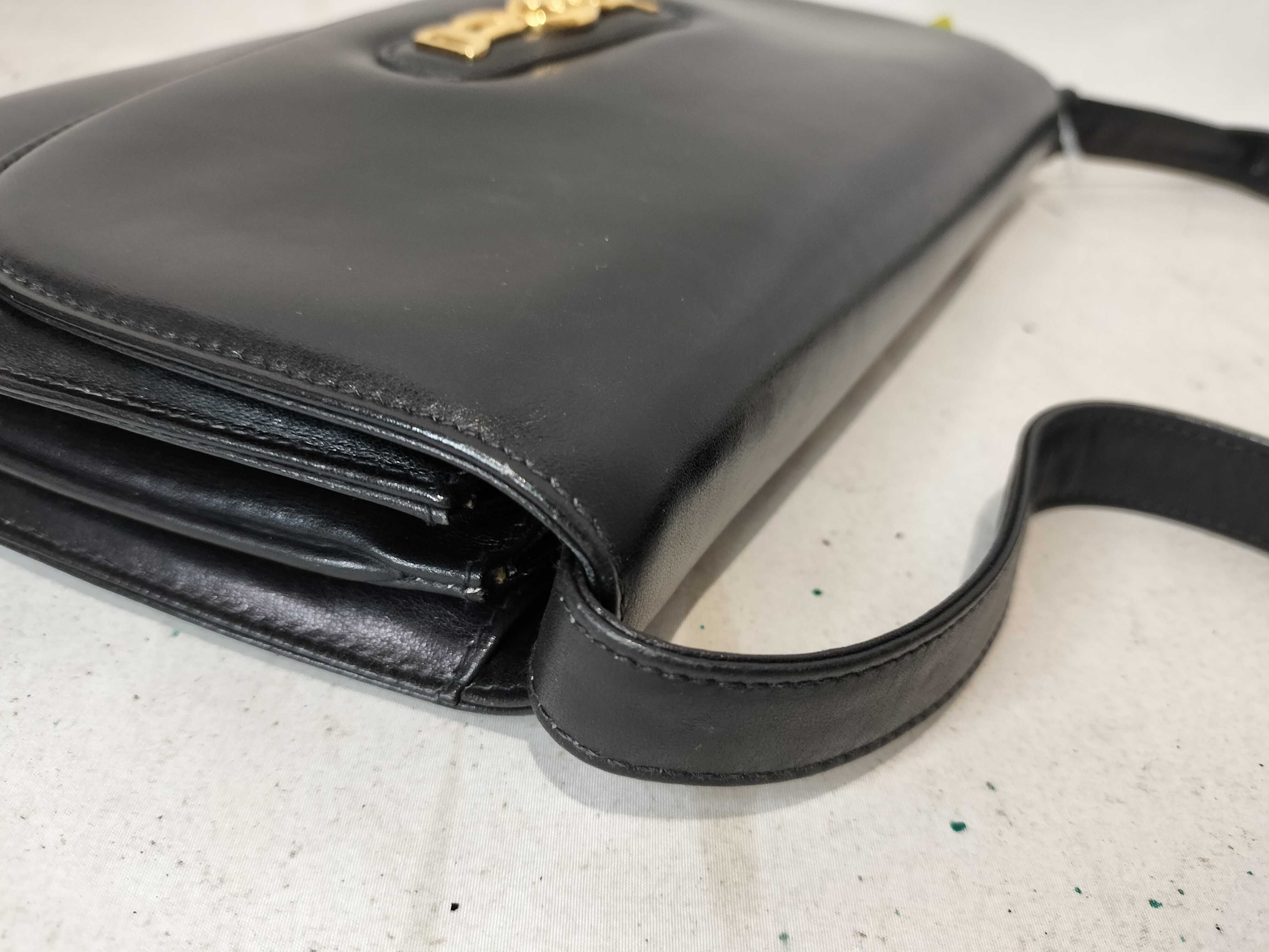 Carriage Hardware Calf Leather One-Shoulder Bag — view 6