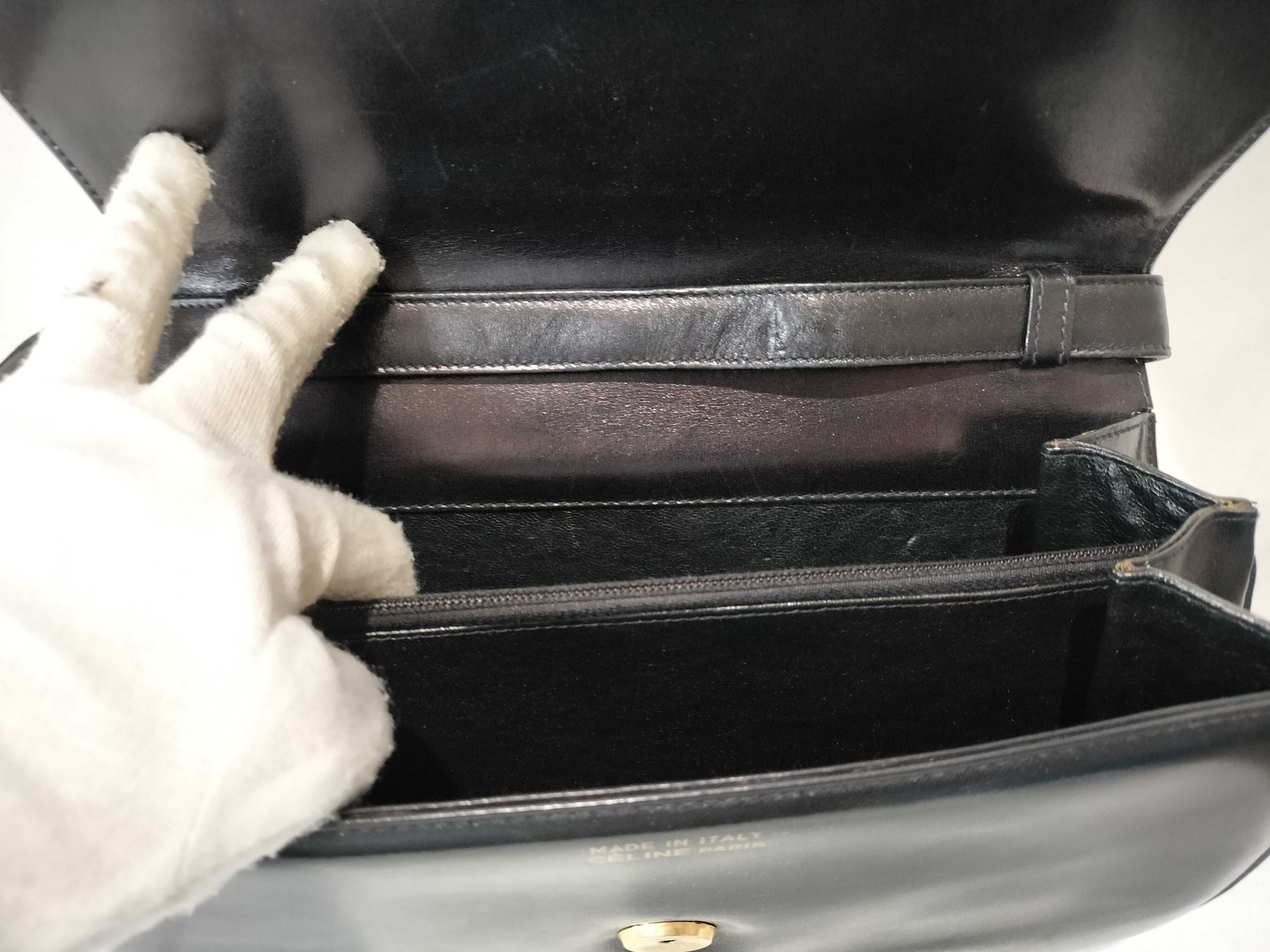Carriage Hardware Calf Leather One-Shoulder Bag — view 10
