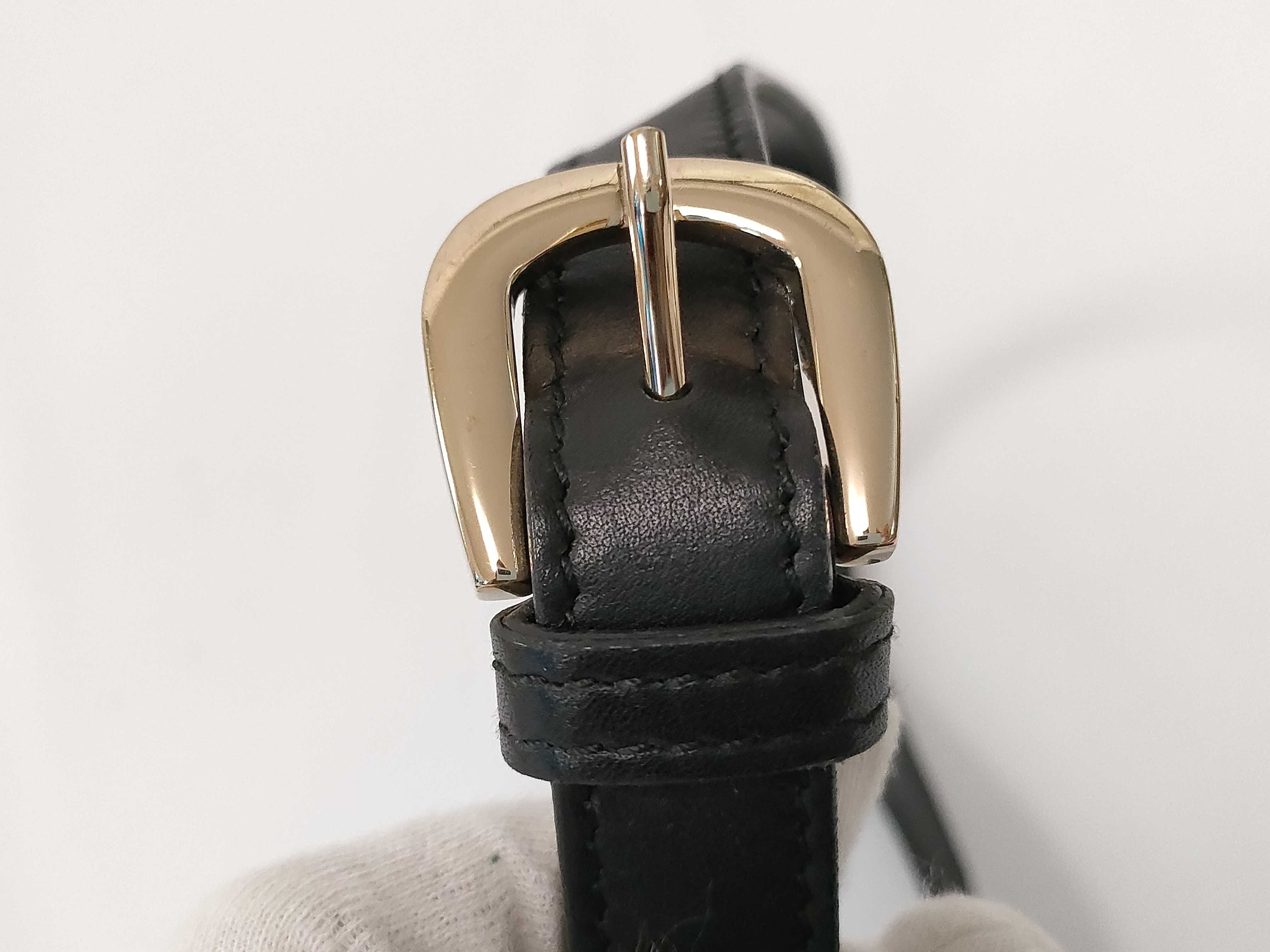 Guccissima Abbey Gold Hardware Leather Shoulder Bag Black — view 6