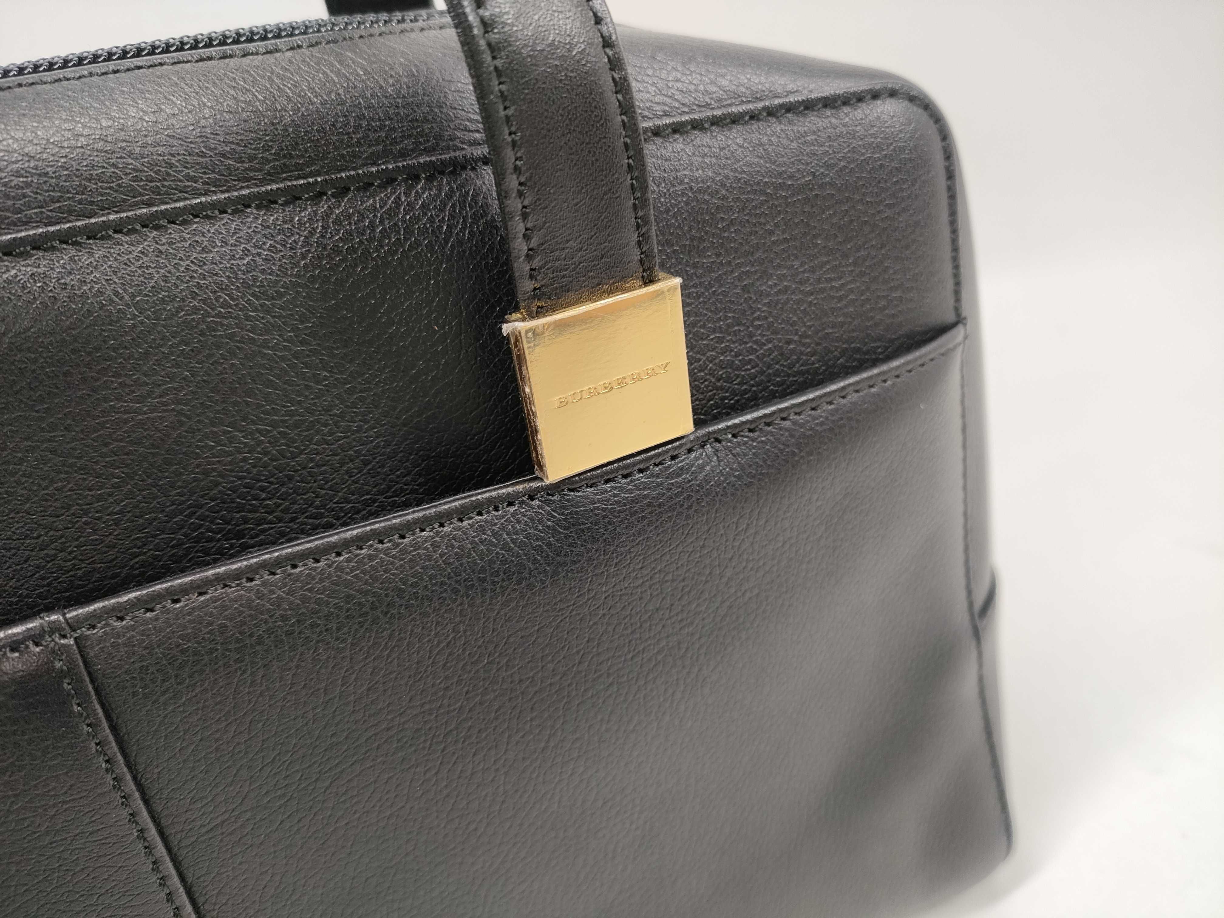 Nova Check Leather Handbag — view 7