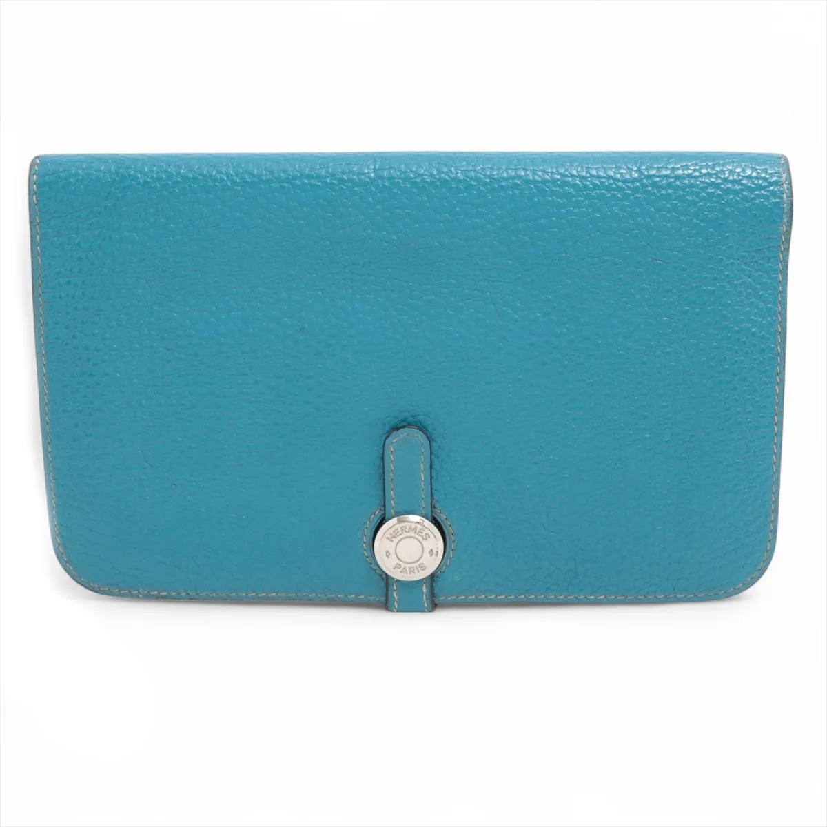 Dogon GM Togo Long Wallet, Blue, Silver Hardware K: 2007