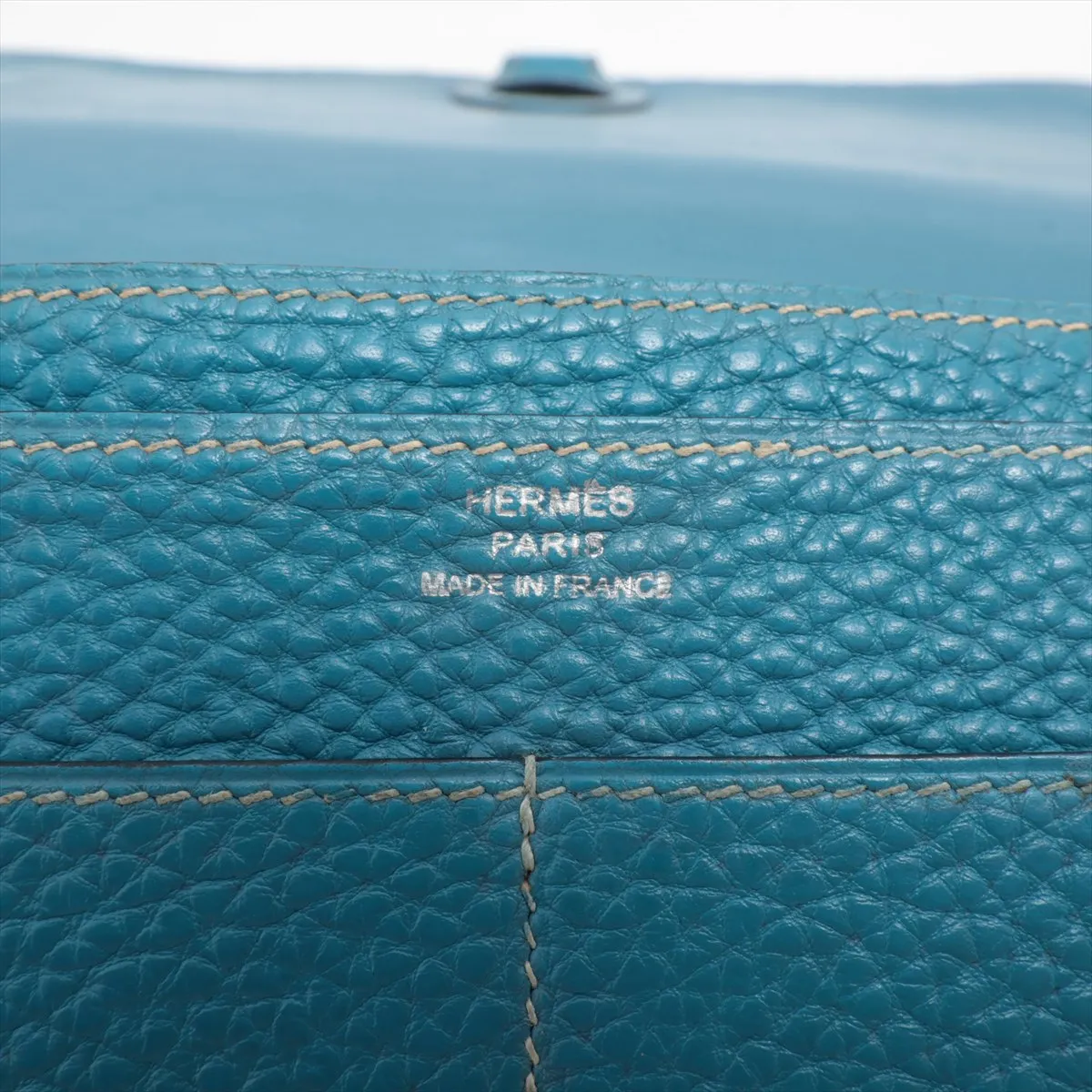 Dogon GM Togo Long Wallet, Blue, Silver Hardware K: 2007 — view 8