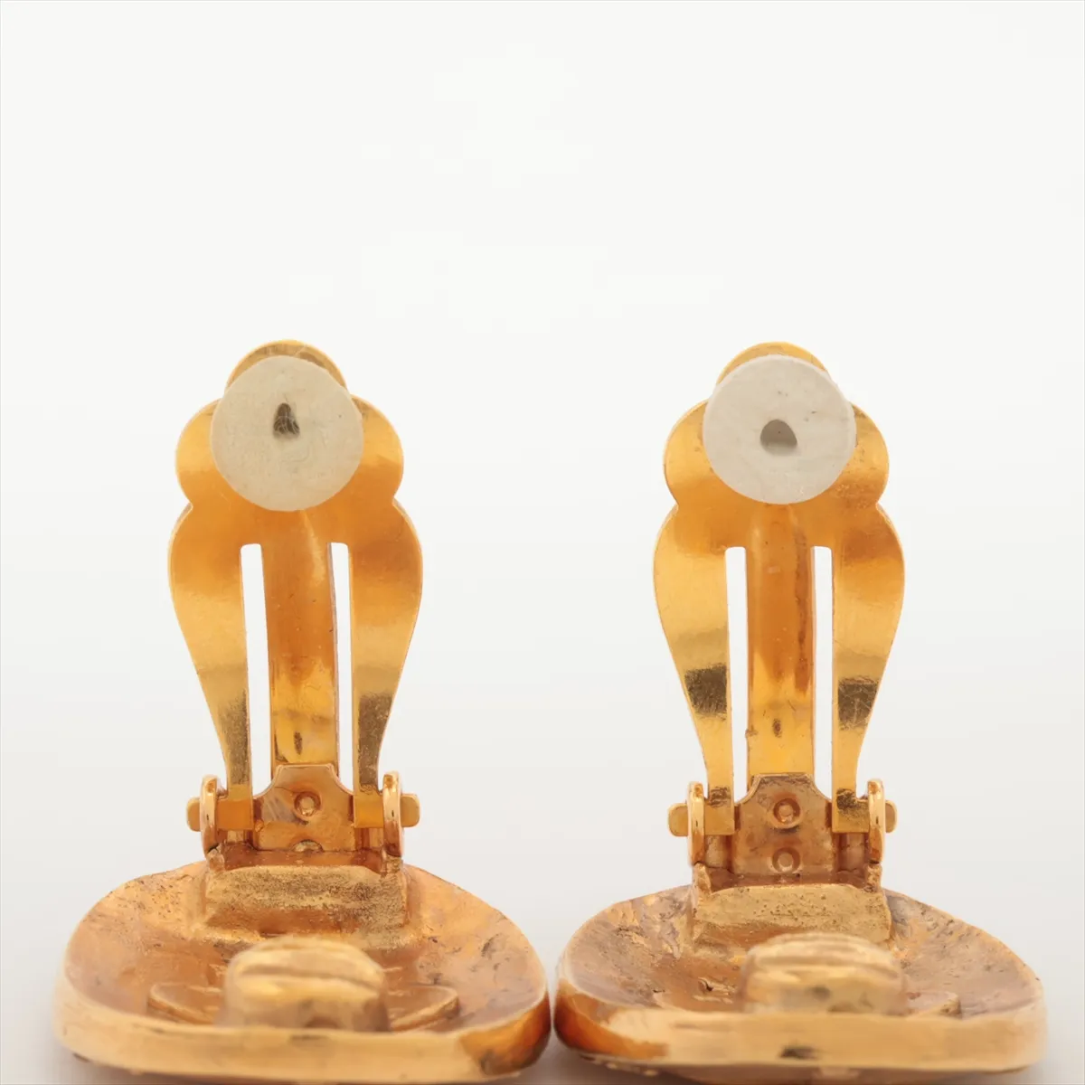 Coco Mark 28/2842 Earrings (Pair) GP Gold. Shows signs of wear: — view 4