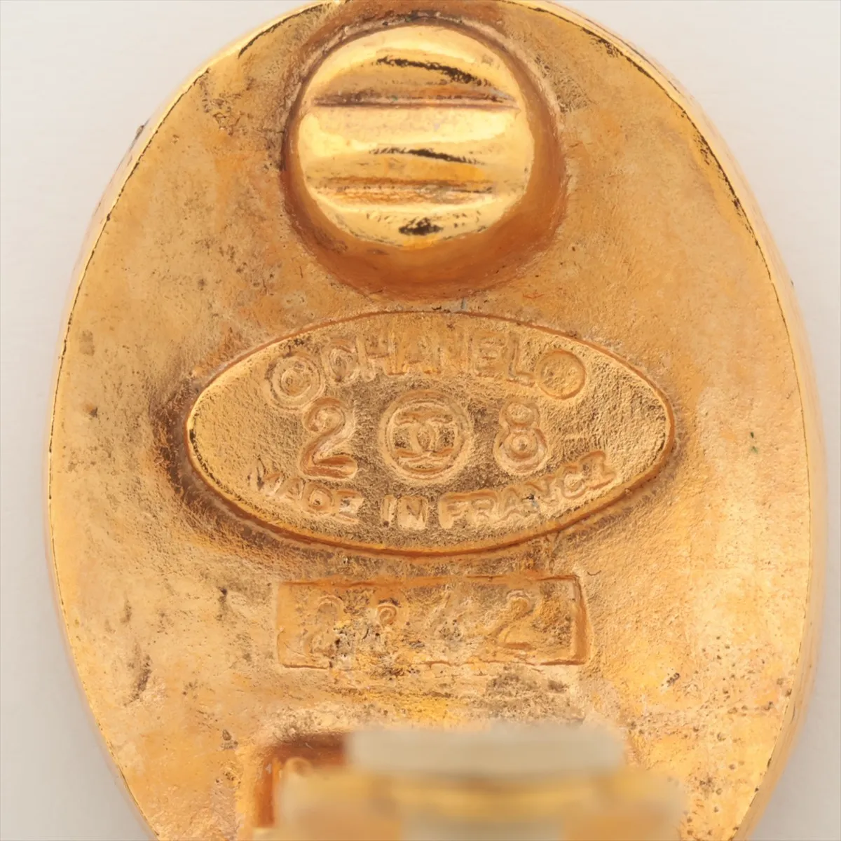 Coco Mark 28/2842 Earrings (Pair) GP Gold. Shows signs of wear: — view 5