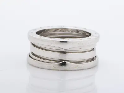 B.zero1 (precious metal) ring, 750WG, 9.3g, size #52