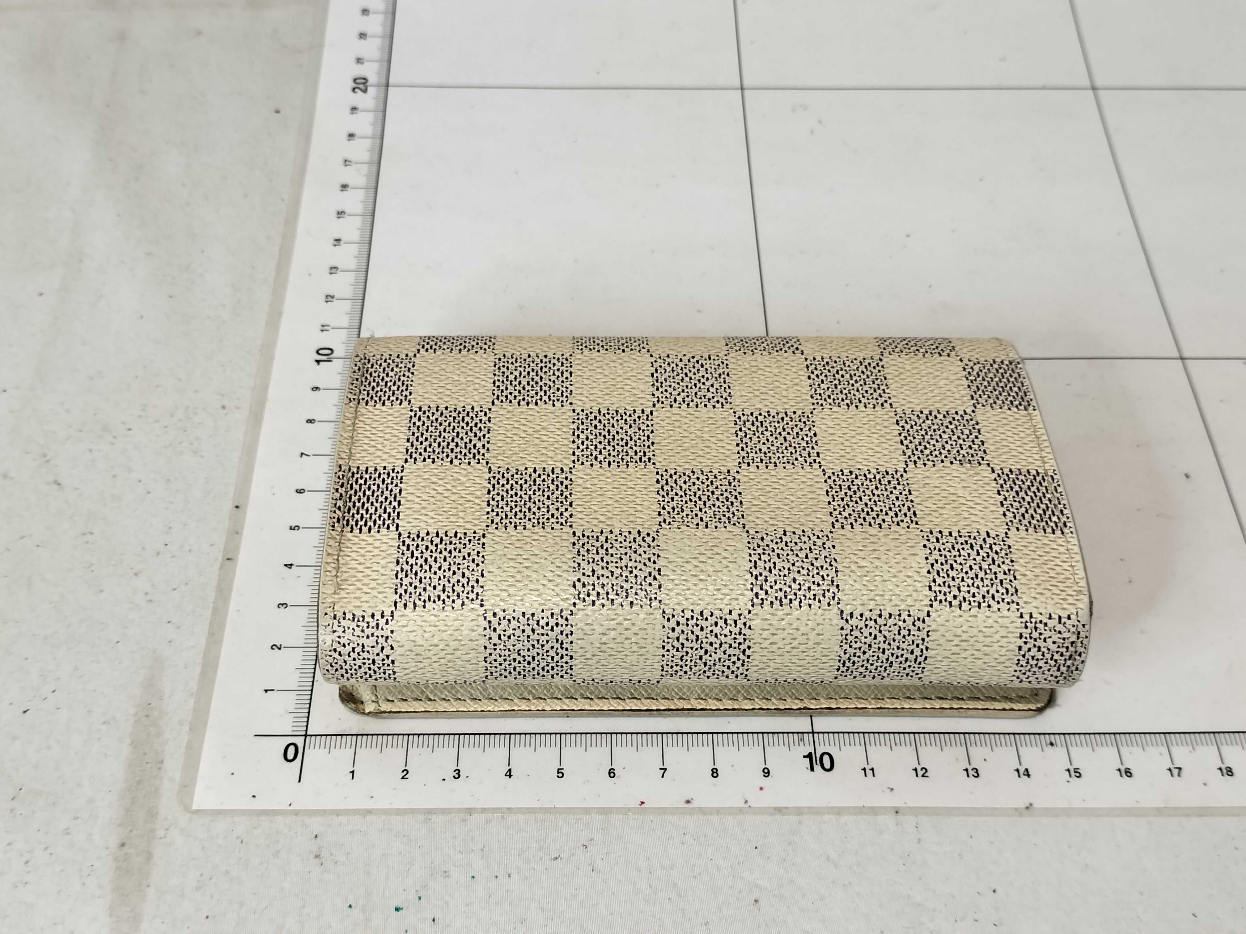 Damier Azur L-shaped compact wallet — view 3