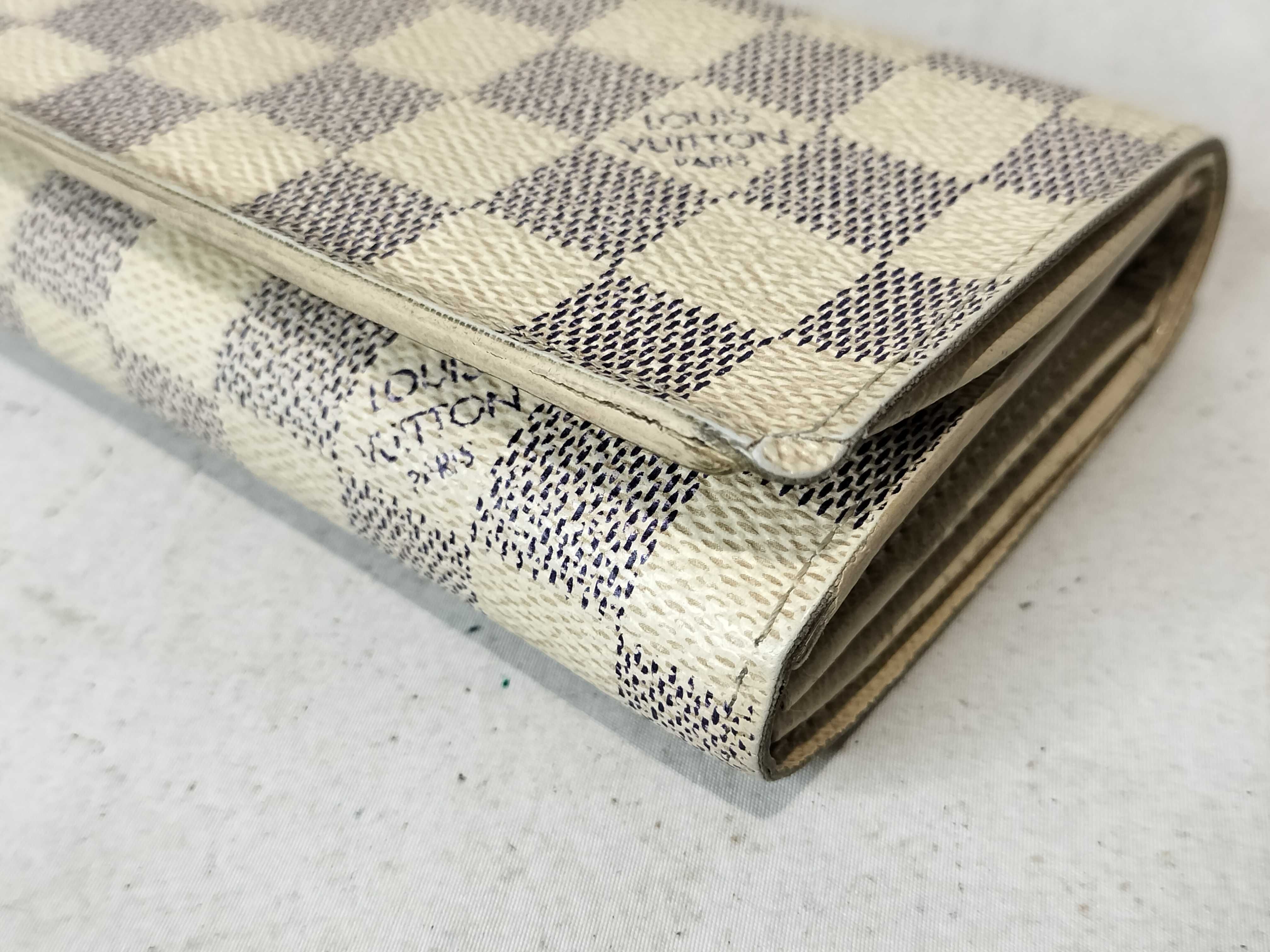 Damier Azur L-shaped compact wallet — view 4